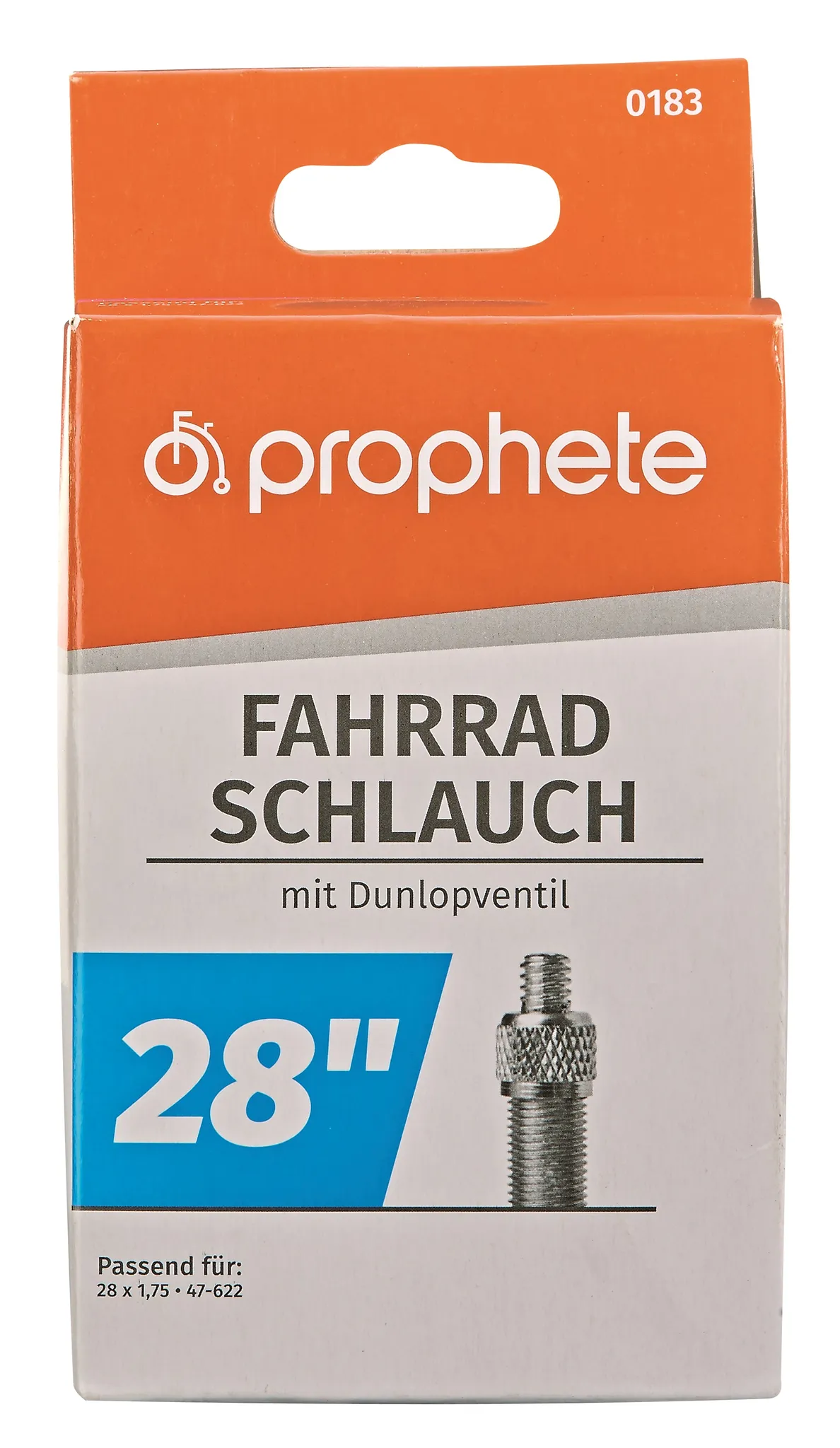 Prophete 0183 Fahrradschlauch - 28 1,75 x x 2