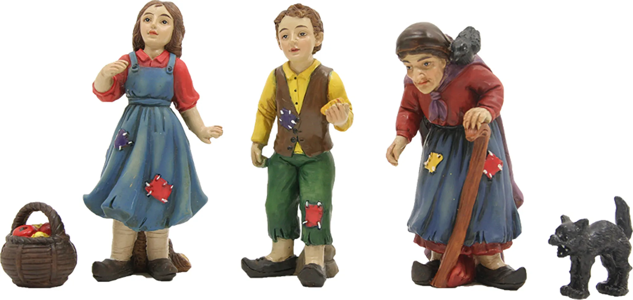 3x FADEDA Hlg. Familie, Krippenblock / Höhe:6 Cm