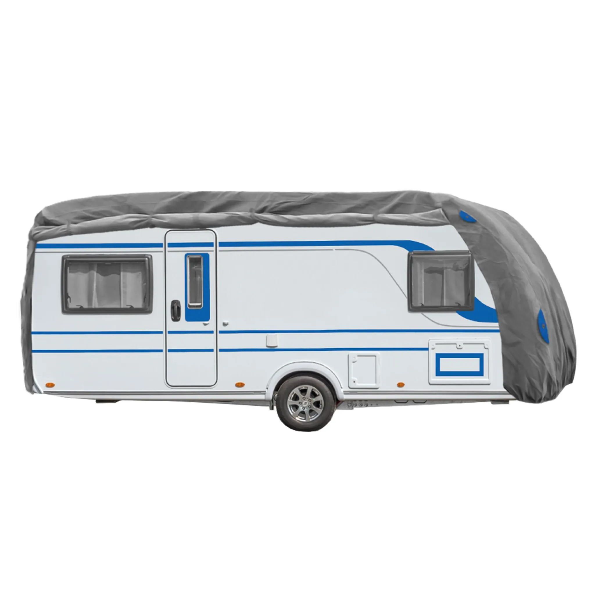Telone Poli Per Copertura Argento/Nero 5'x7' – Resistente E Impermeabile Per Tenda, Camper, Barca