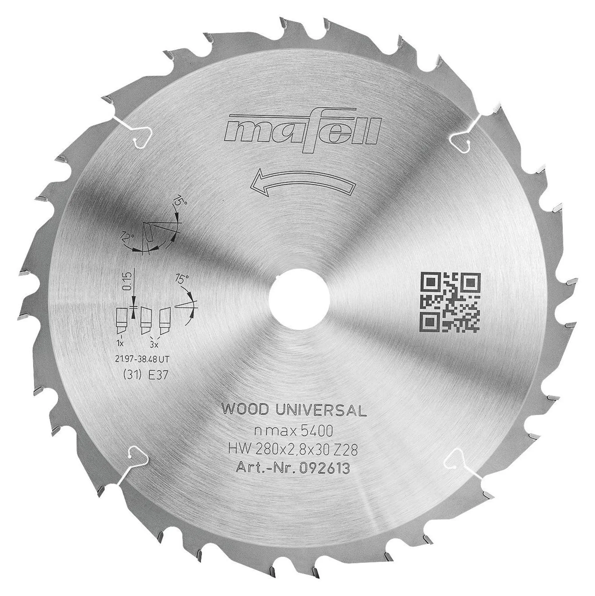 Mafell Sägeblatt HM 190 X 1,2/2,0 X 30 Mm – Zahnzahl 36 WZ – 092550 – Original Mafell Sägeblatt HM 190 X 1,2/2,0 X 30 Mm – Zahnzahl 36 WZ – 092550 – Original