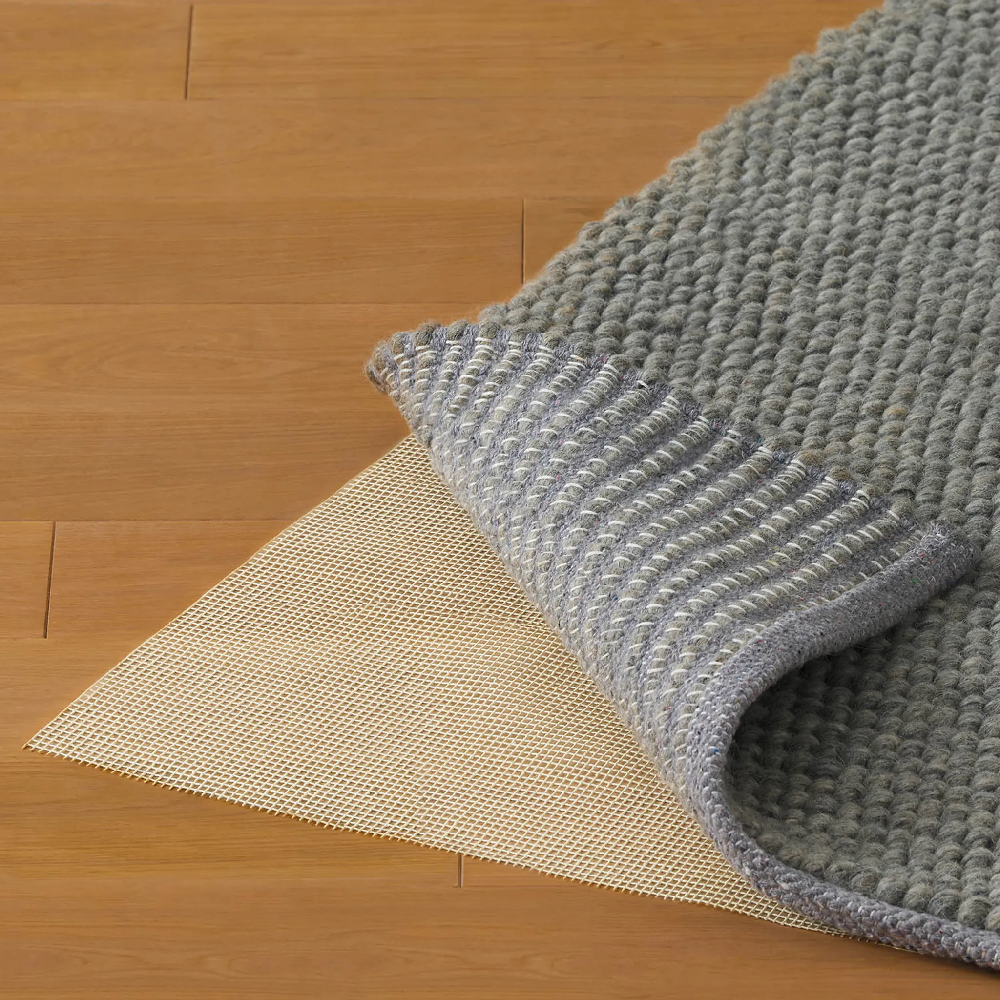 Teppich Antirutschmatte - weiß - 60x120 cm