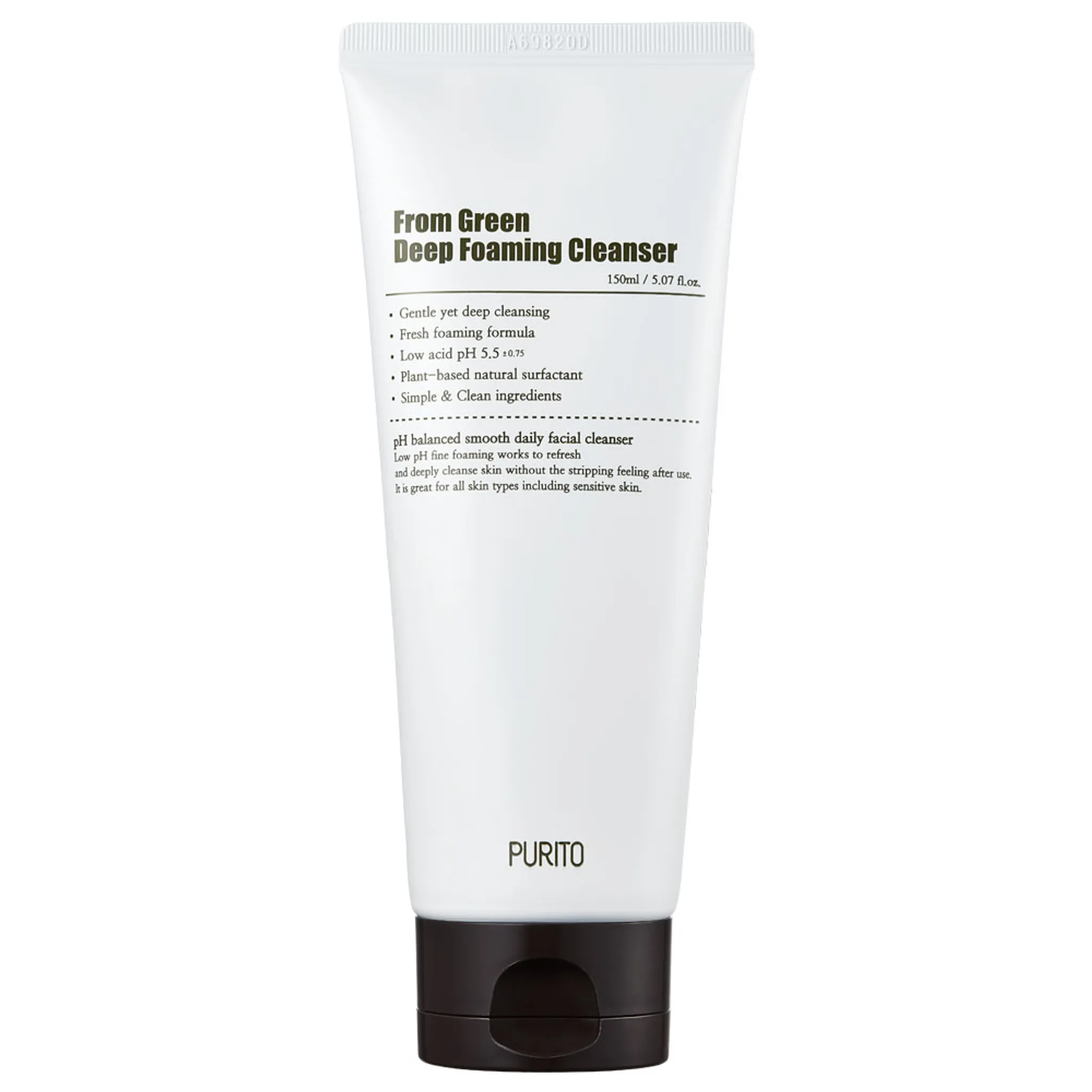 From Foaming Cleanser Green Purito Deep