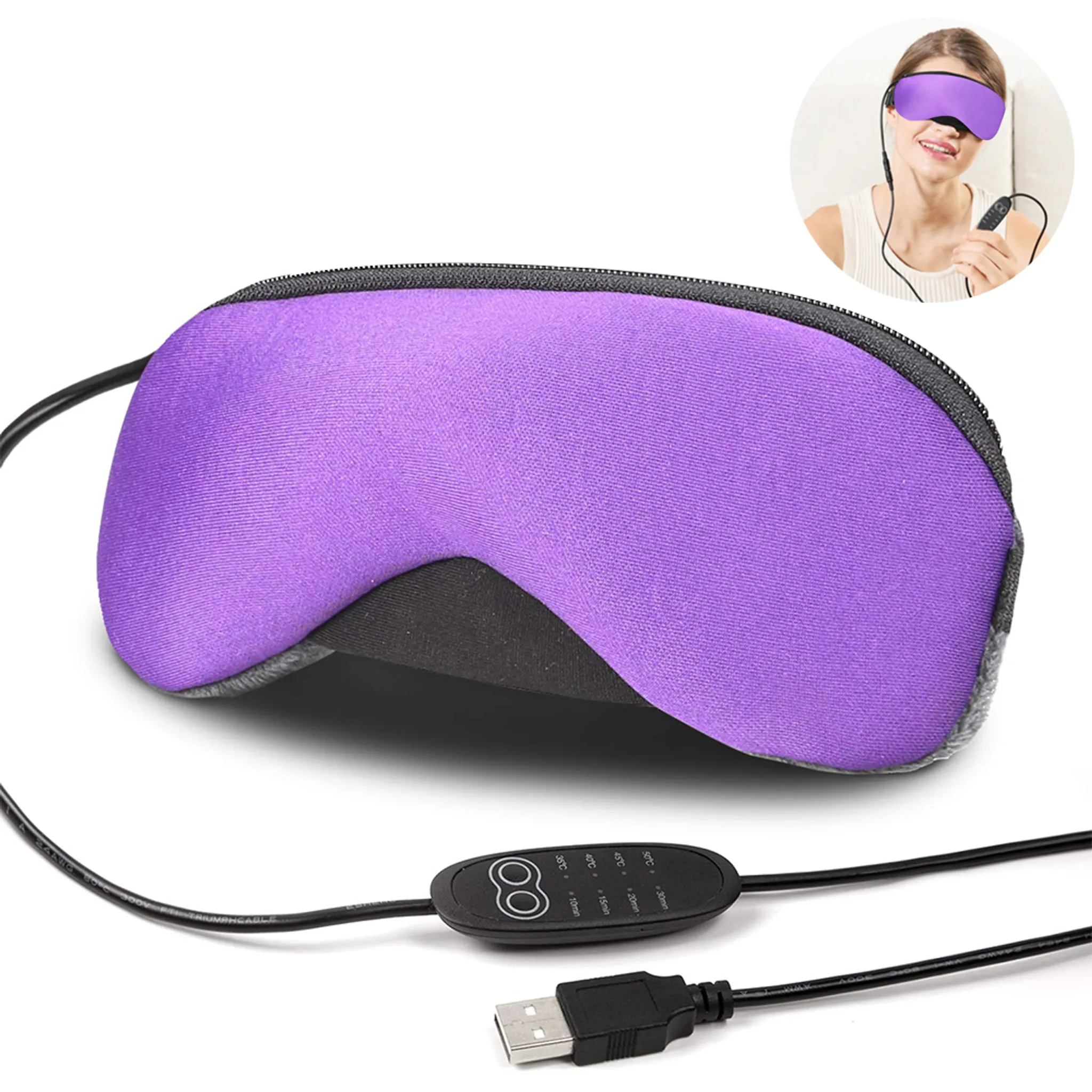 Shopping NF023 Beheizte Augenmaske Spandex Elektrische USB