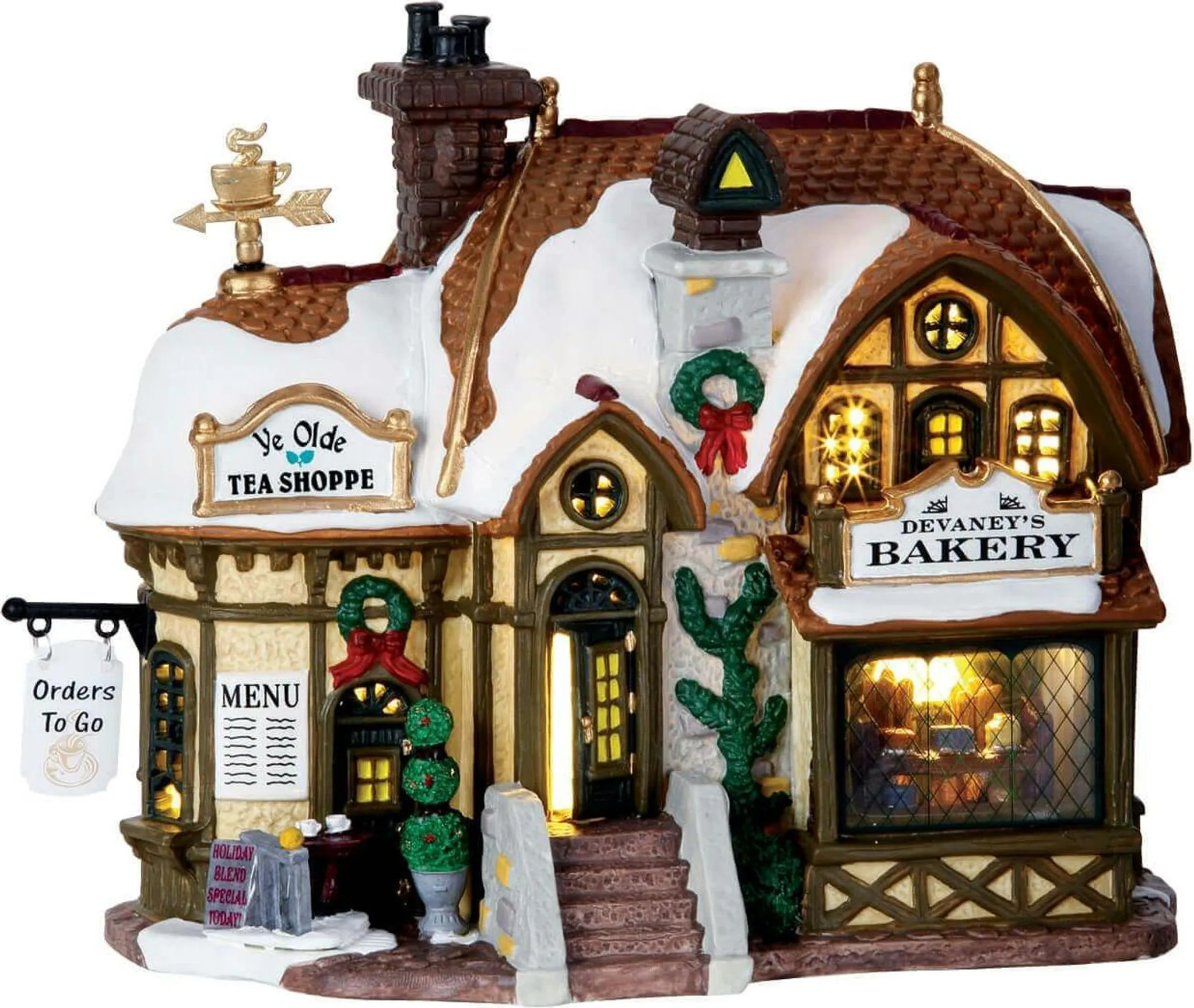Lemax Winter Romance 72513 - Figura Decorativa In Resina Per Villaggio Natalizio, Dipinta A Mano, 7,3 Cm, Collezione Village