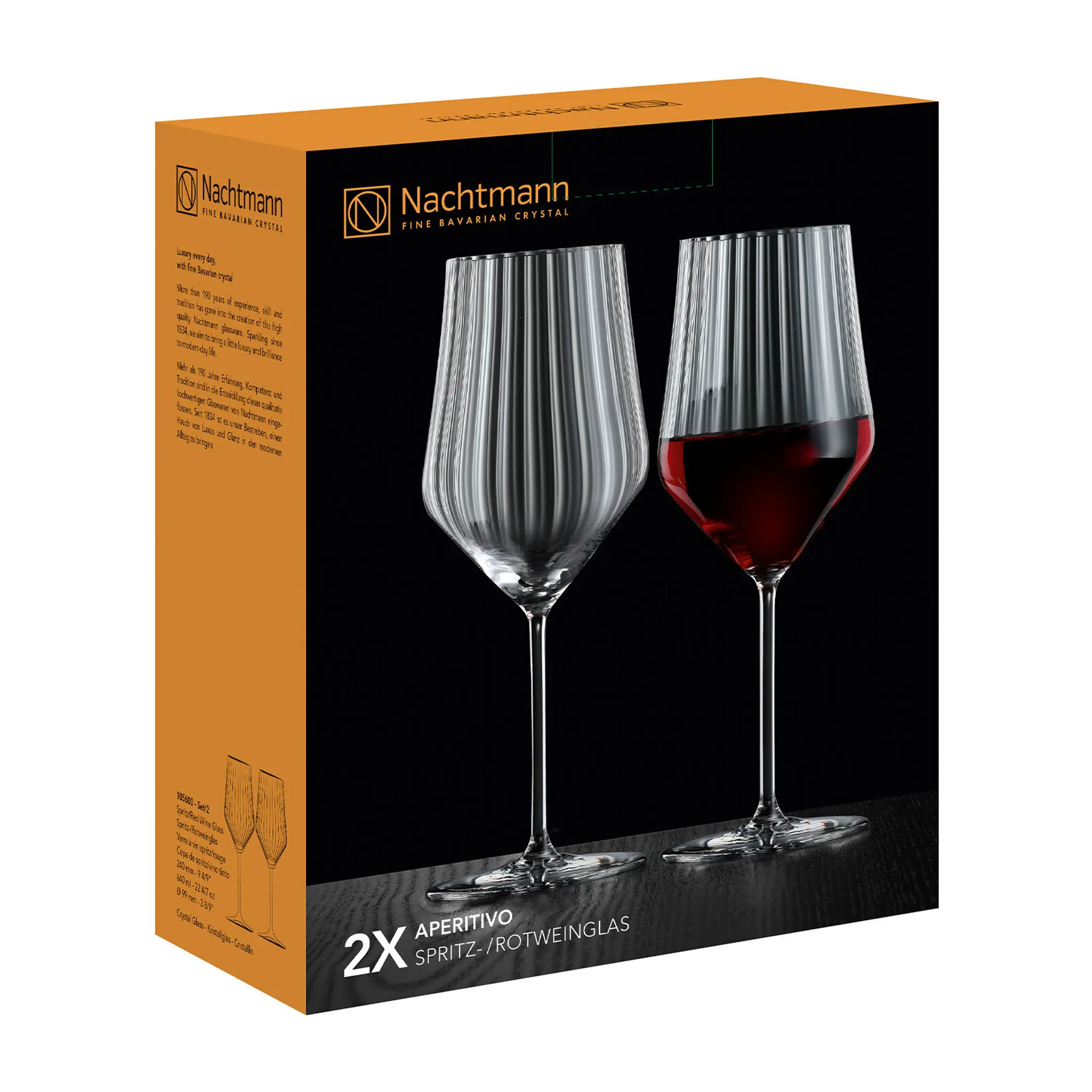 Nachtmann Palais sada 6 sklenic na červené víno 230 ml - s.r.o