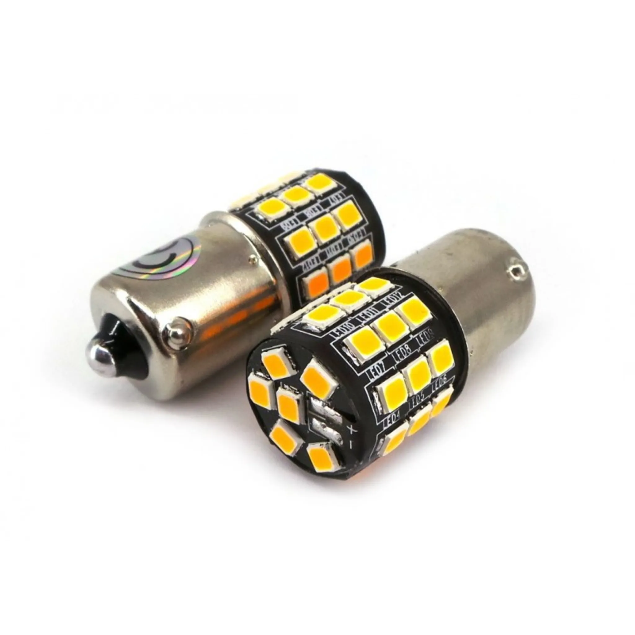 2 Stück LED-Glühbirne BAU15S 12V CANBUS