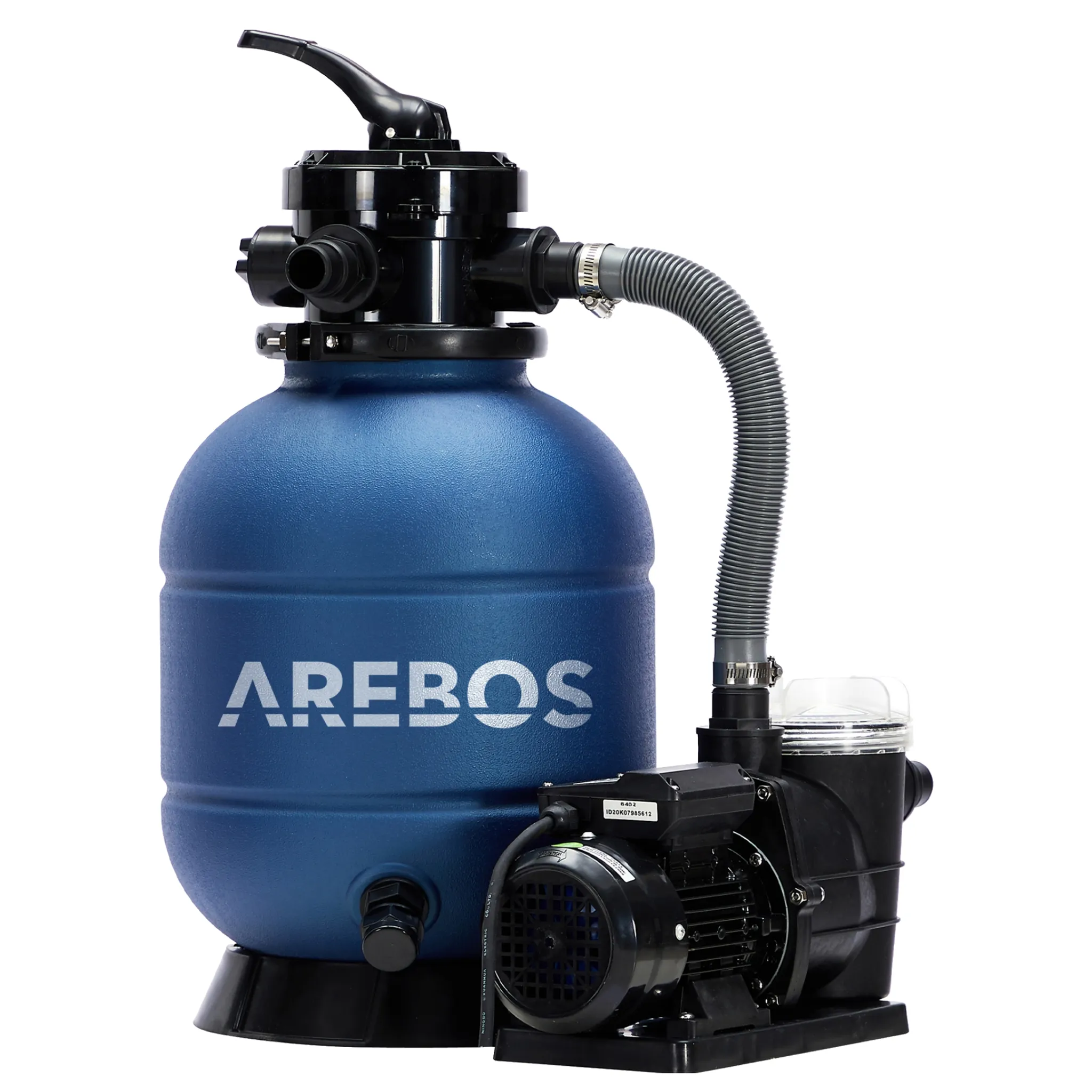 AREBOS Sandfilteranlage mit Pumpe, 400W
