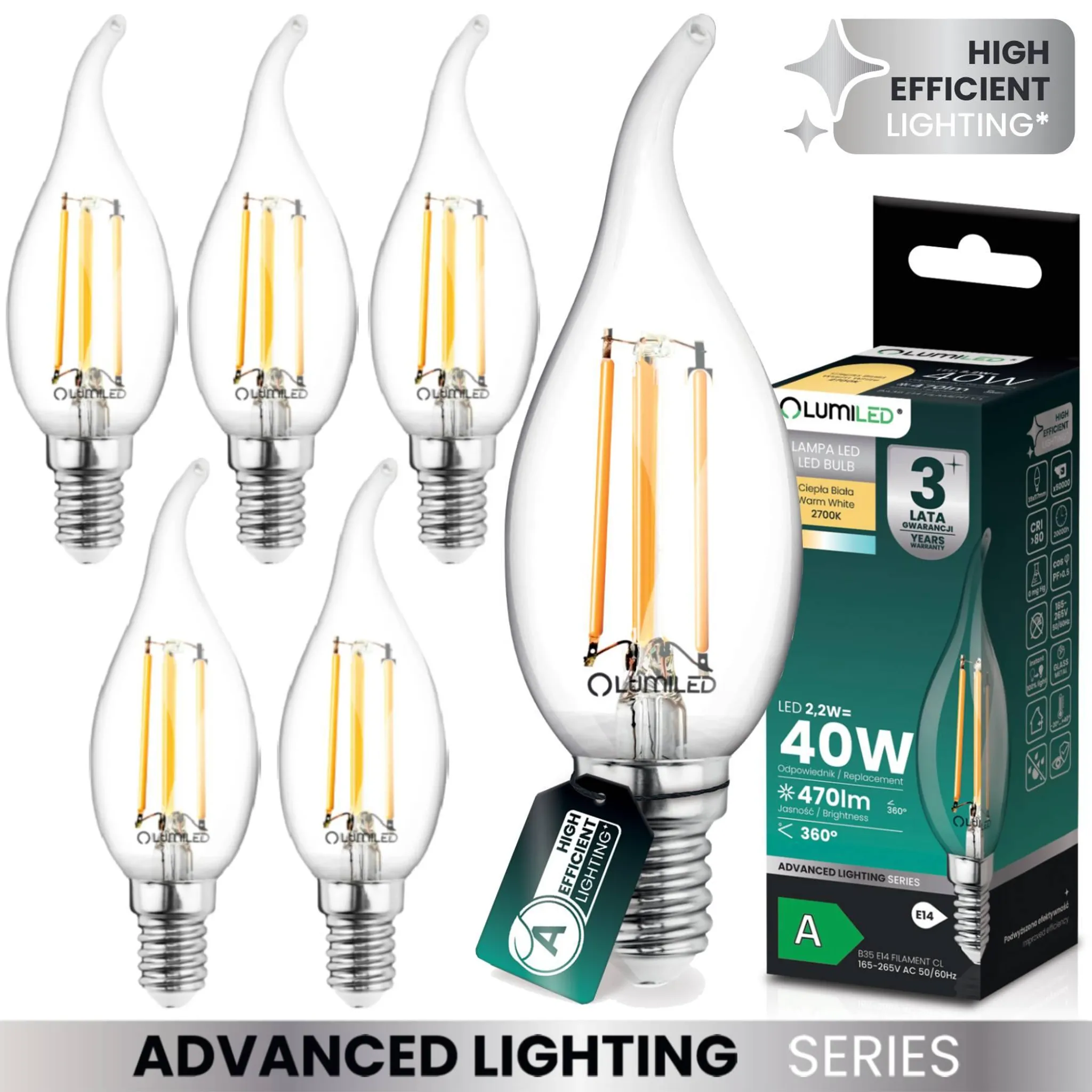Philips CorePro LED 8718696703014, 7 W, E14, 806 lm, 15000 Philips CorePro LED 8718696703014, 7 W, E14, 806 lm, 15000
