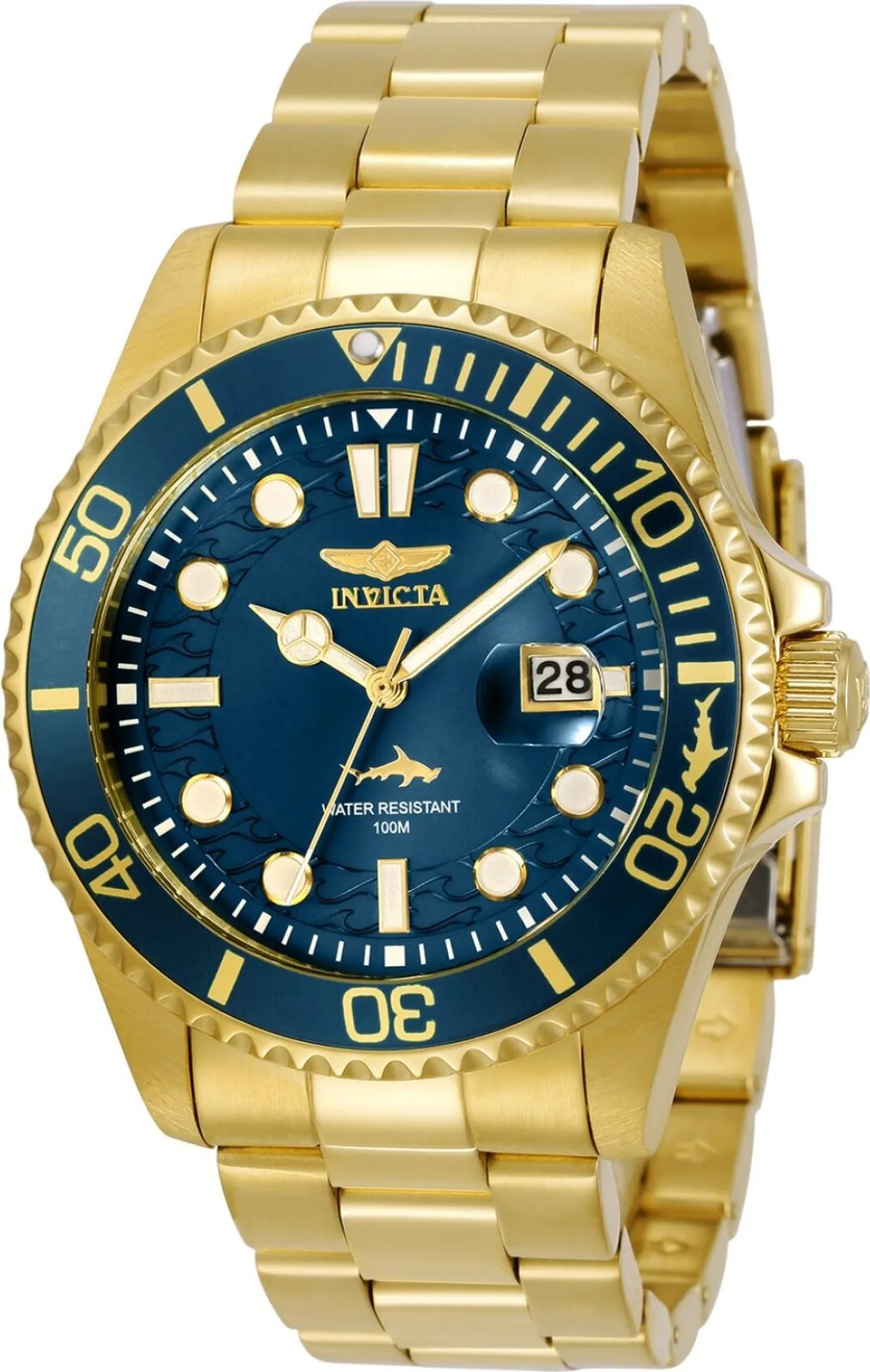 Invicta Vintage Pro Diver 34335 - Orologio Uomo Automatico, Cassa 40mm Acciaio, Quadrante Nero, Impermeabile 20 Bar, Garanzia 2 Anni