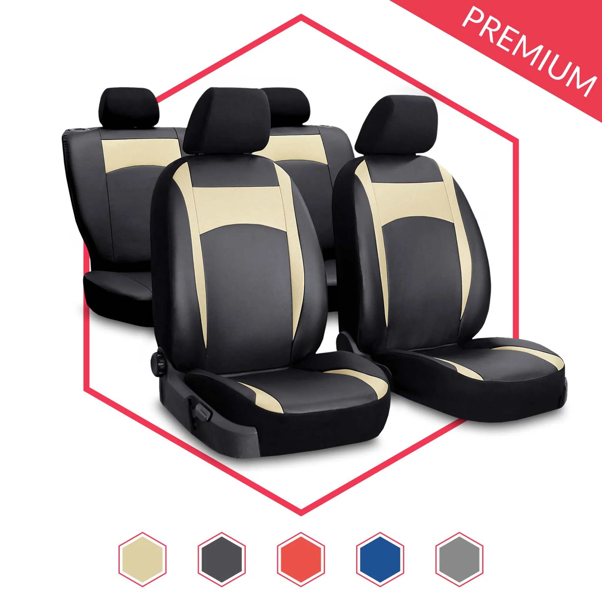 Lammfellbezug Auto Sitzbezug Sitzbezüge Lammfell für VW Caddy