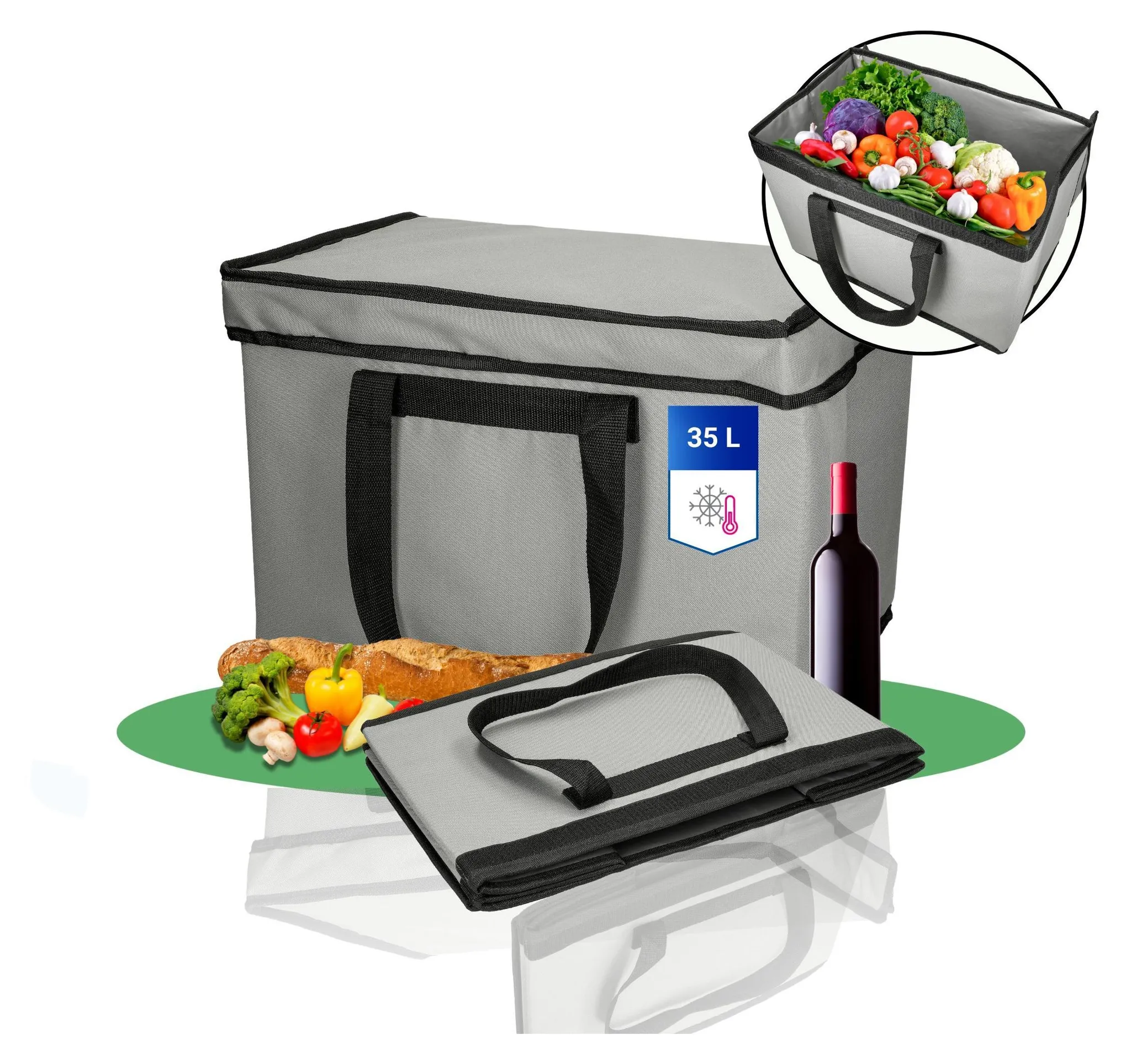 Lifewit Borsa Frigo, Piccola Borsetta Termica porta Pranzo con Manico, Porta Pranzo Termico per