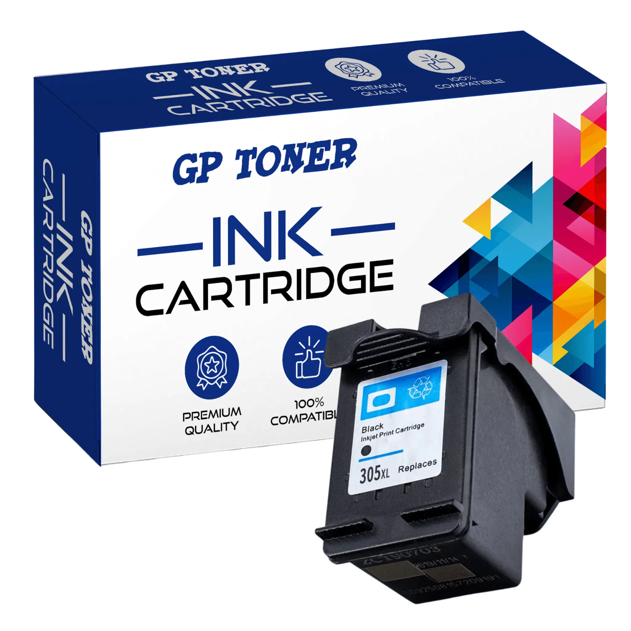 Toner Kingdom Druckerpatronen 305 XL Kompatibel für HP 305XL 600 Seiten  Tintenpatrone (ENVY, 6000 6010 DeskJet 2710 2720 2721 2722)