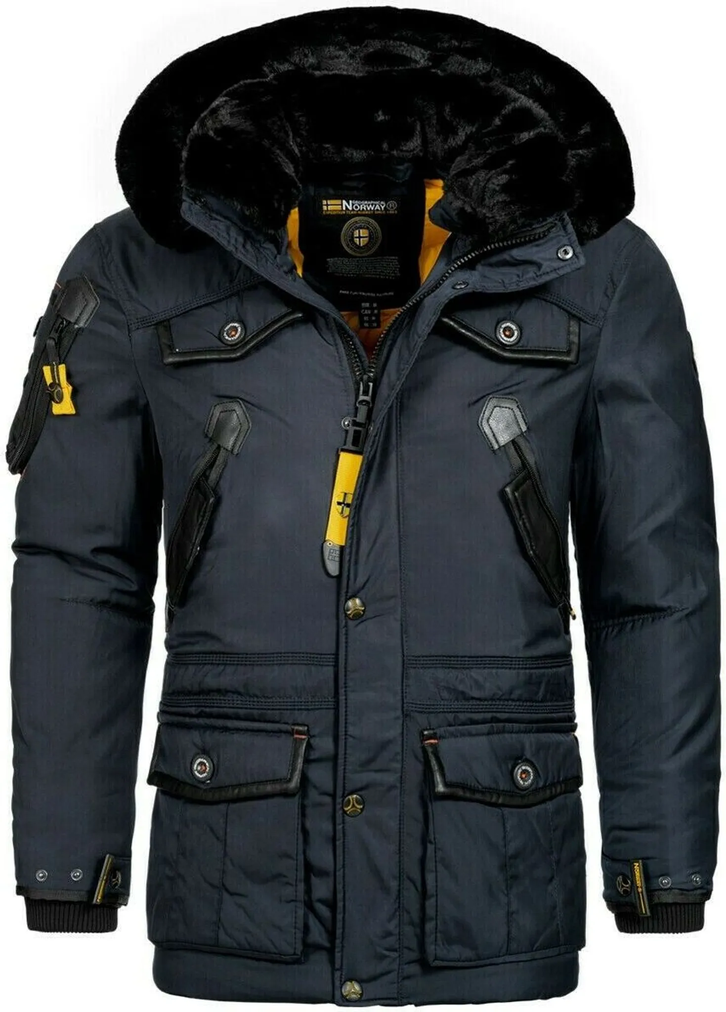 Geographical Norway Herren Winter Jacke Parka Anorak Mantel - Main Image