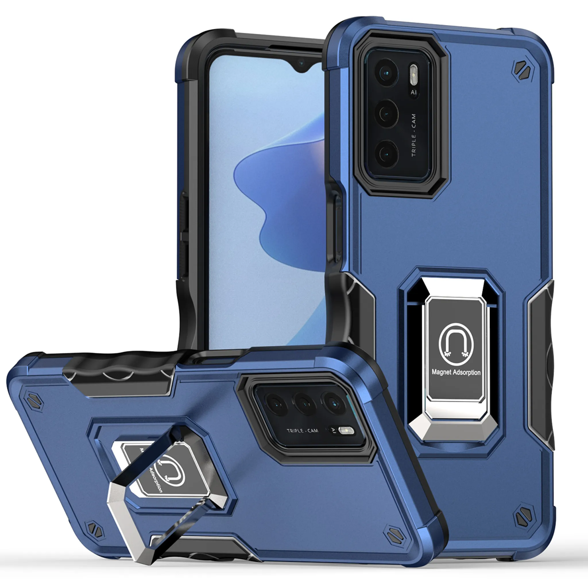 Gravity Smartphone Autohalterung für Lüftungsgitter blau (YC08) 