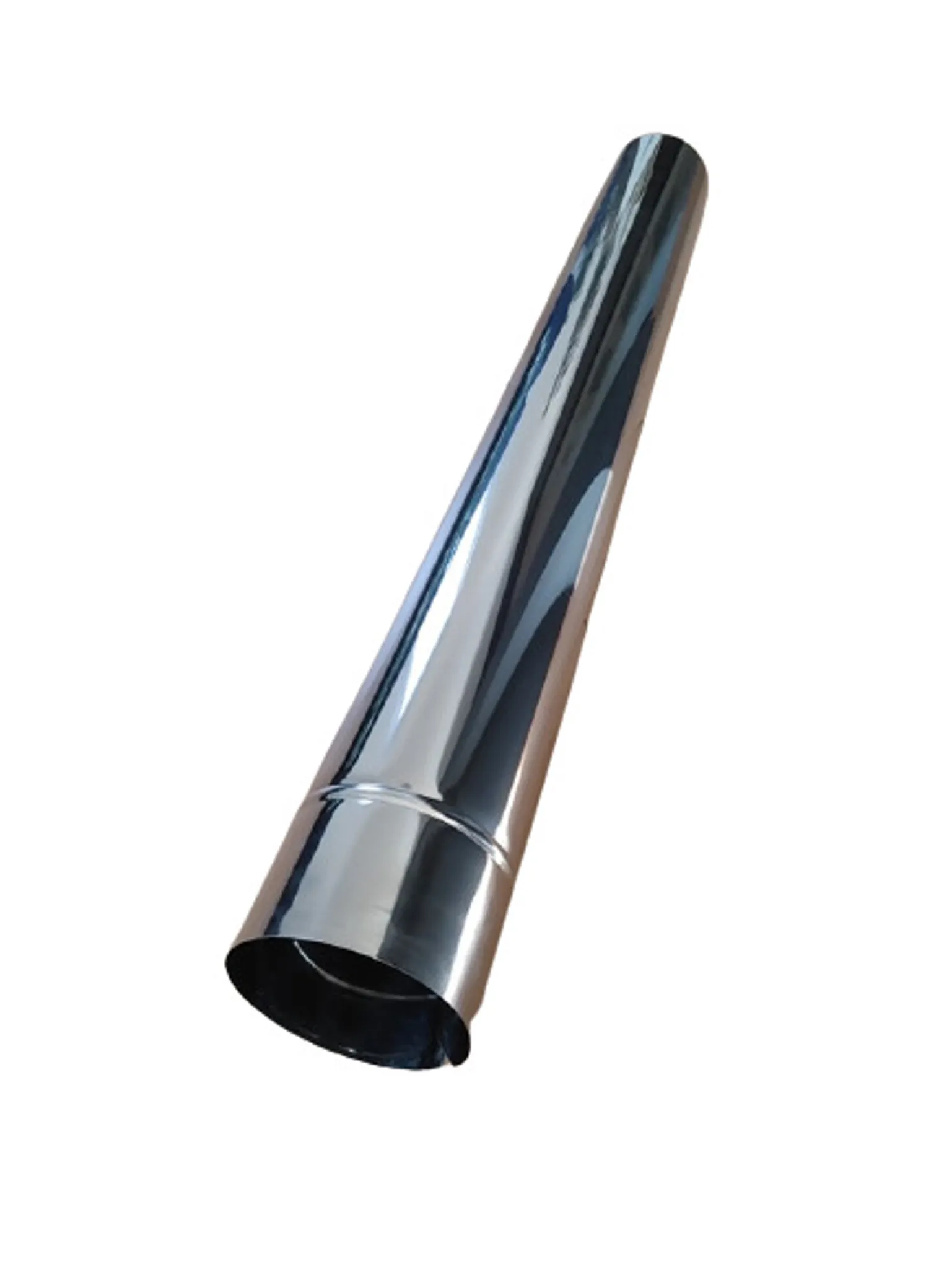 Abgasrohr Stahlblech feueraluminiert 1,0 m lang, 150 mm Ø