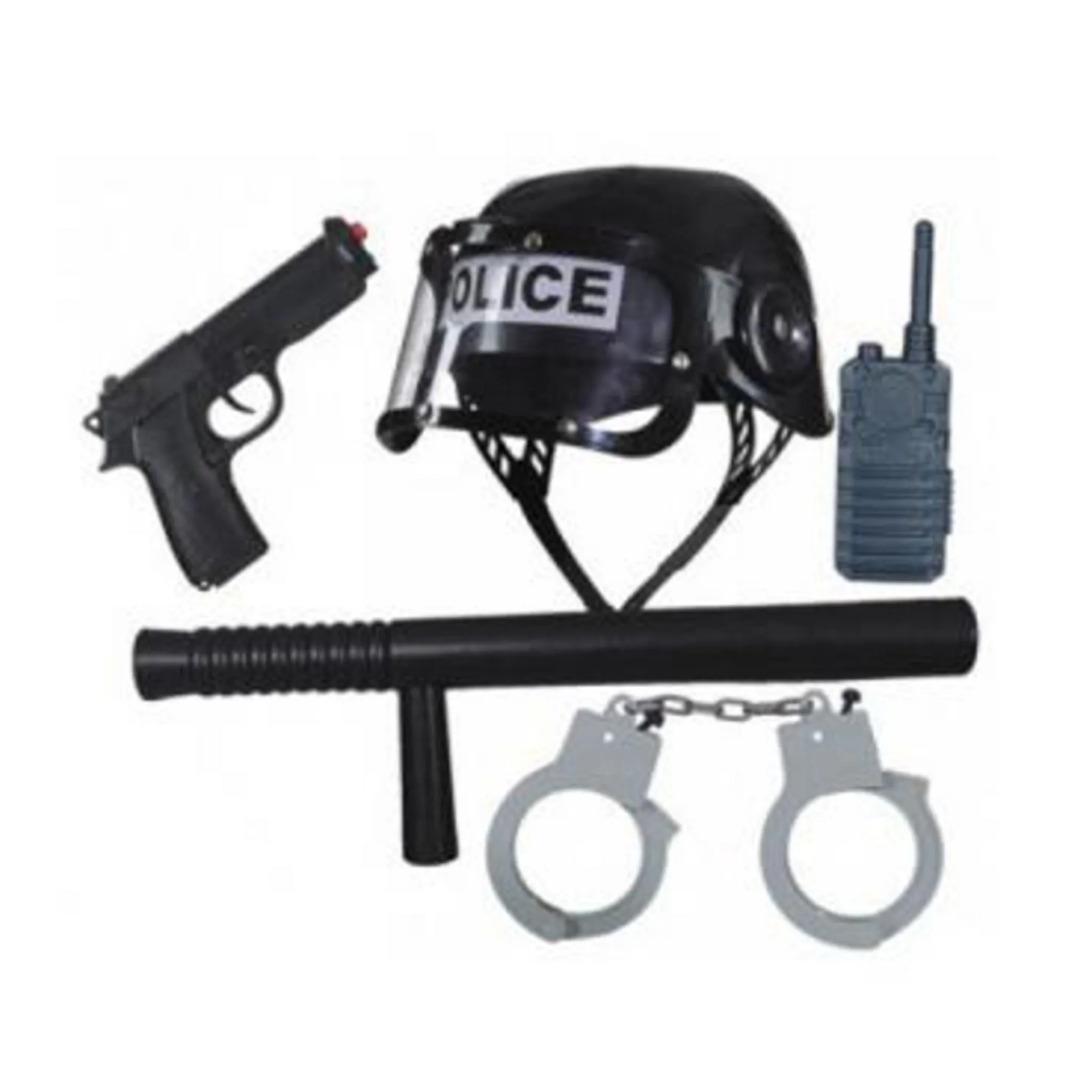 Kostüm - Set SWAT für Kinder  4-tlg. SWAT-Weste, SWAT-Helm