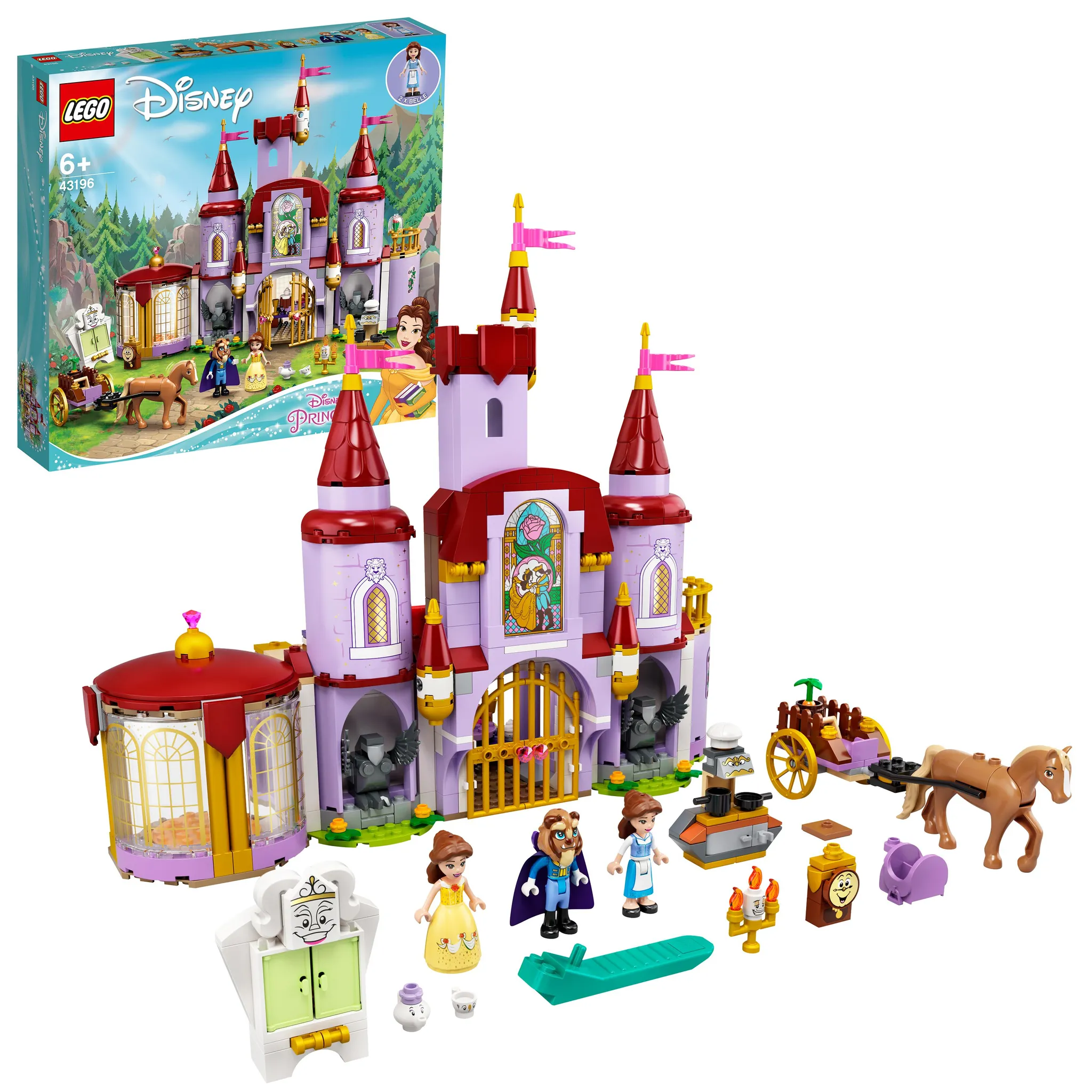 LEGO 43196 Disney Princess Belles Schloss,