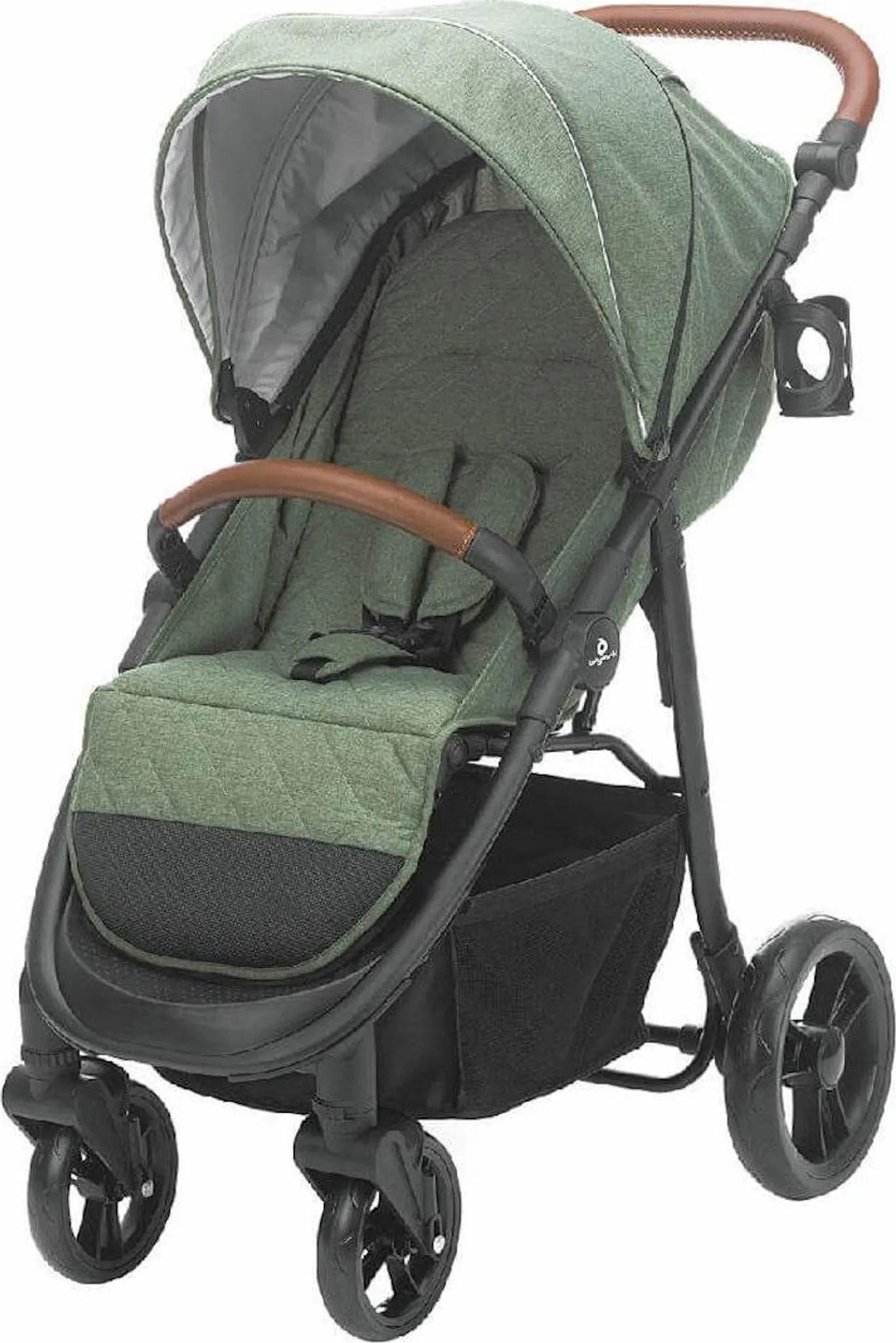Moby-System LENA PINK PRO: Passeggino Leggero Compatto 6-48 Mesi, Ruote EVA Con Ammortizzatori, Chiusura Una Mano E Funzione Trolley – Rosa