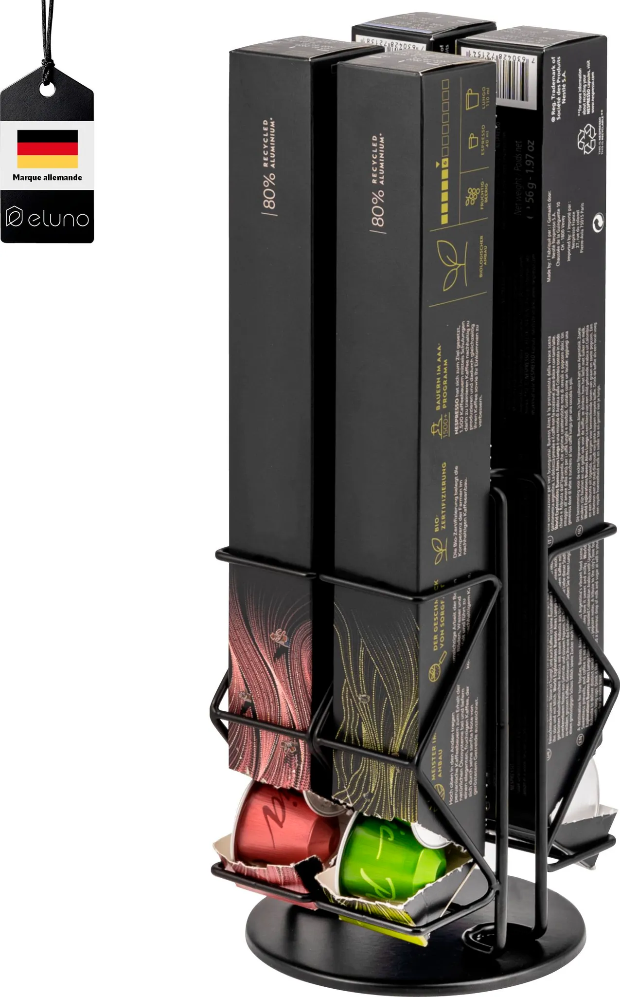 PorteCapsules Nespresso Capsules de Café Distributeur Rack Support