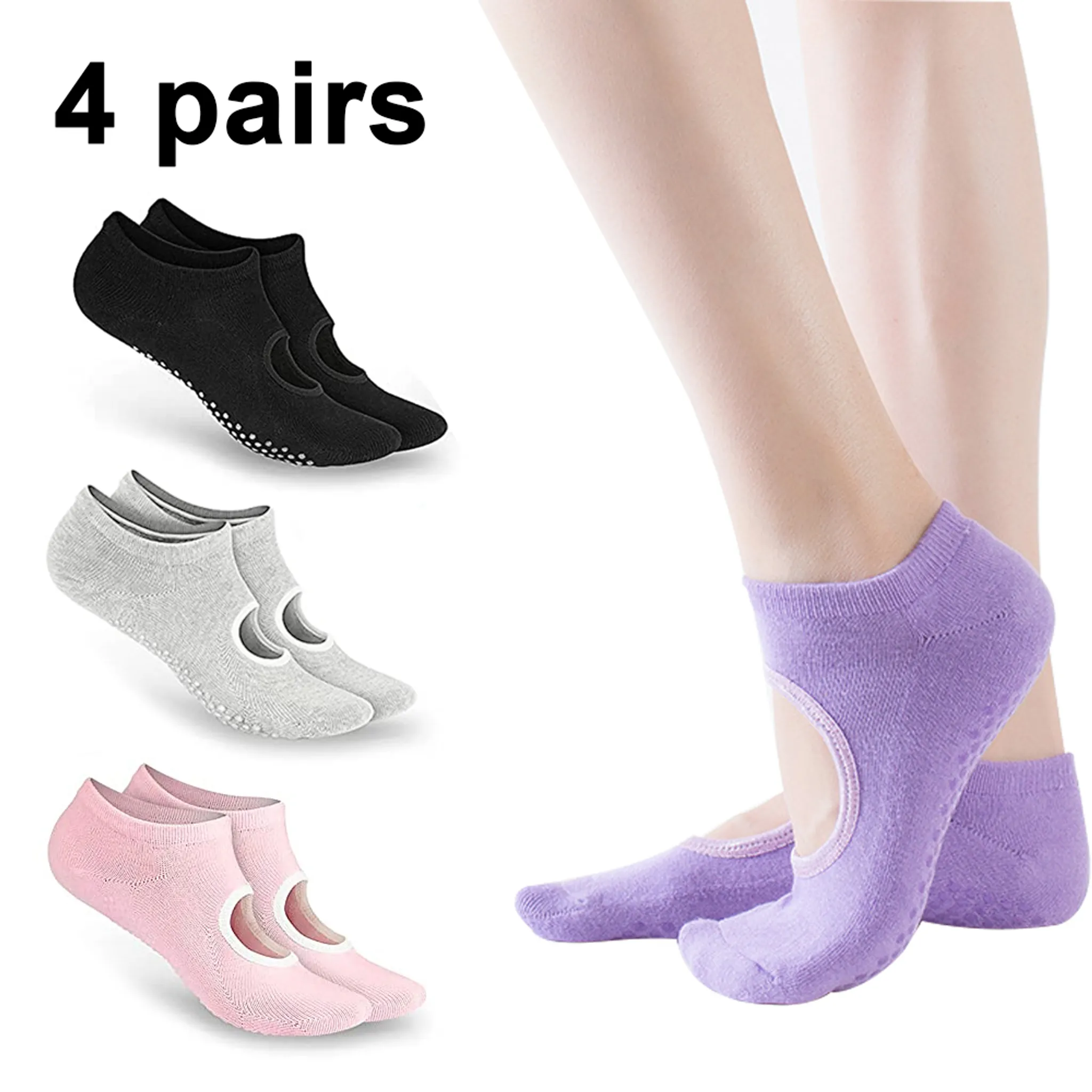 Yoga Socken für Damen, Stoppersocken Damen