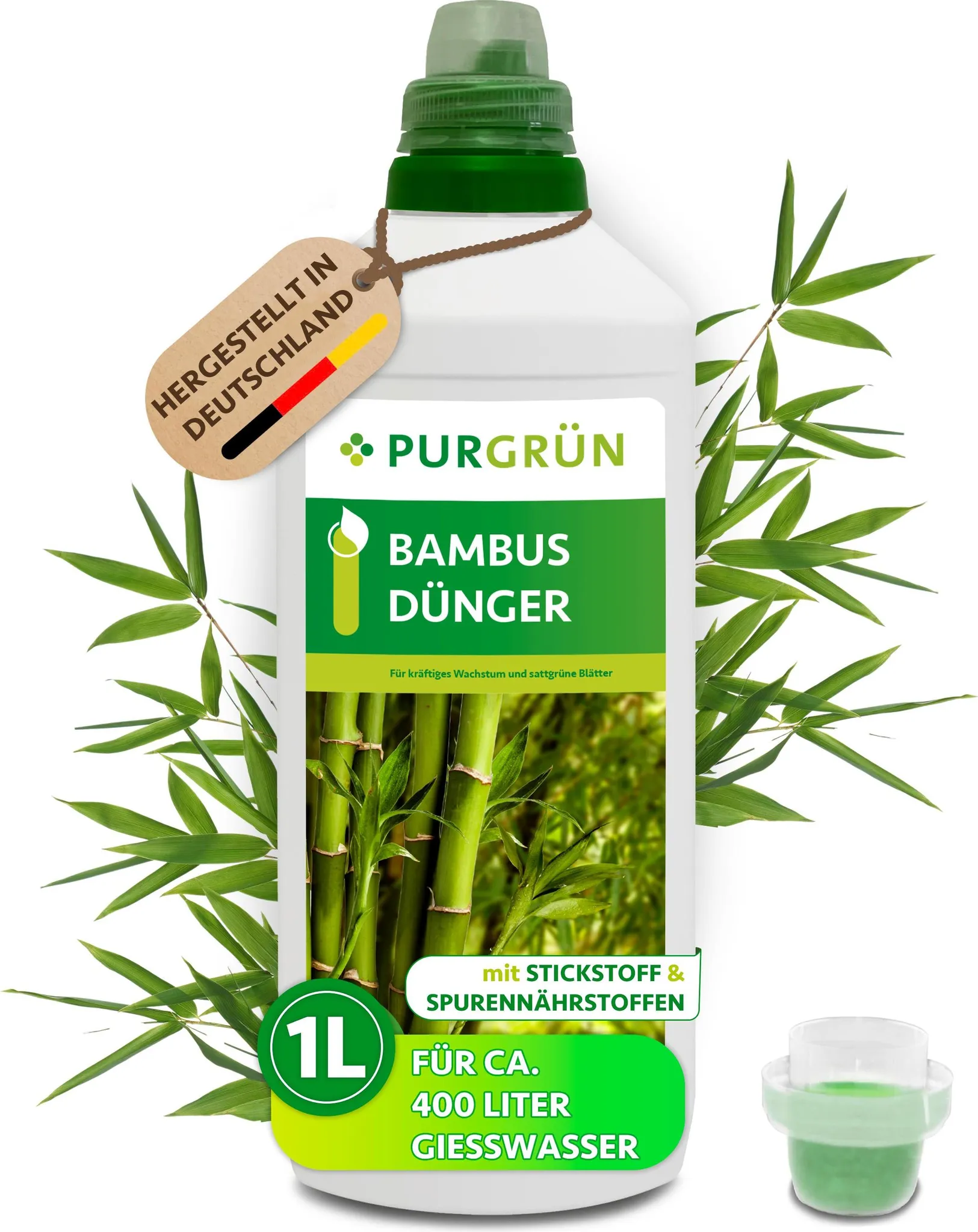 Purgrn Bambusdnger | Flssigdnger fr Vitalitt | 1L