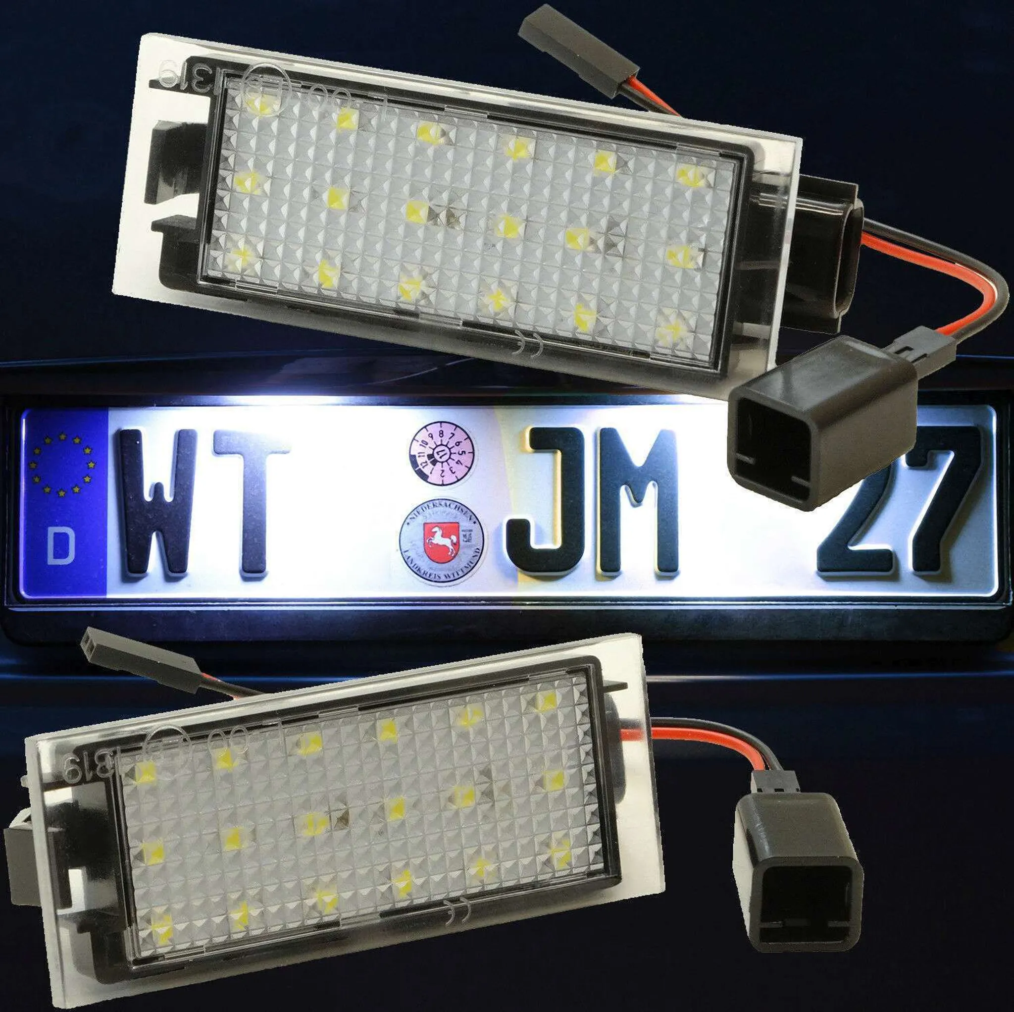 LED Kennzeichenbeleuchtung von passend für BMW E39 Touring Kombi - Re