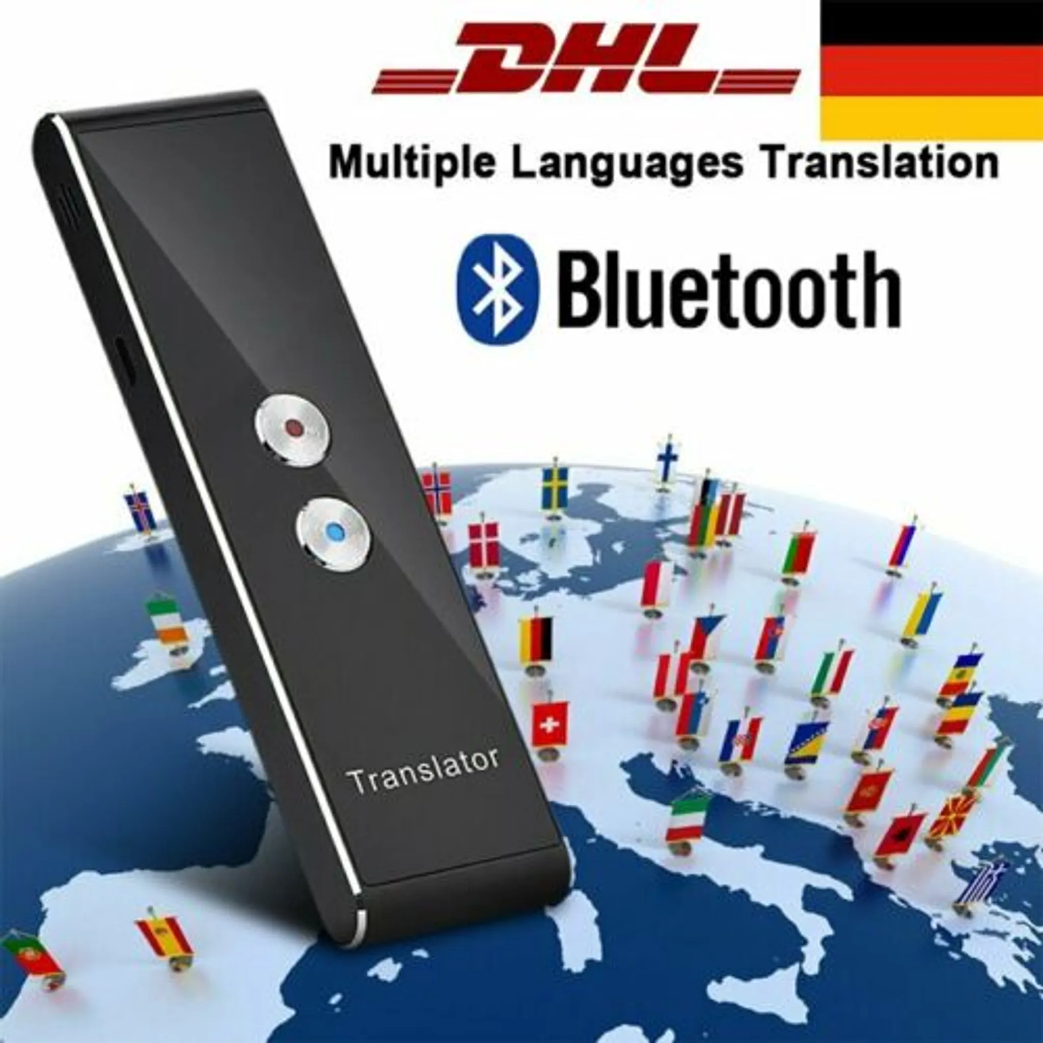 Modaily Übersetzung MUAMA Enence Smart Instant Echtzeit-Übersetzer für tragbare Sprachsprachen 