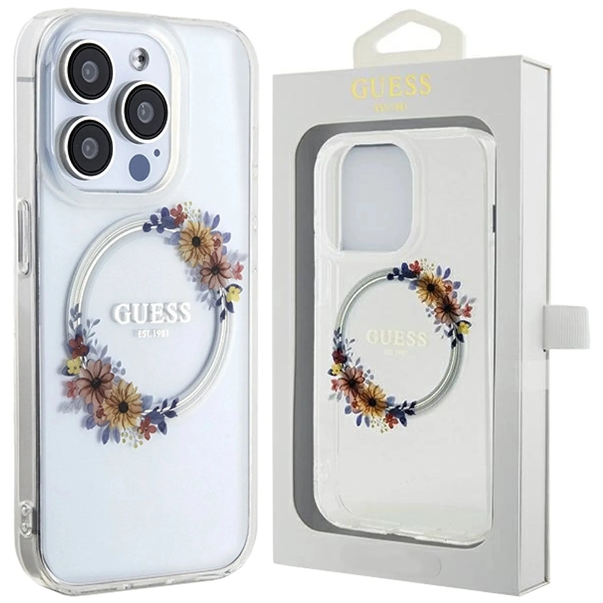 Custodia Silicone Trasparente Per IPhone 11 Con Motivo Floreale | Ultra Sottile Antigraffio | Morbida TPU