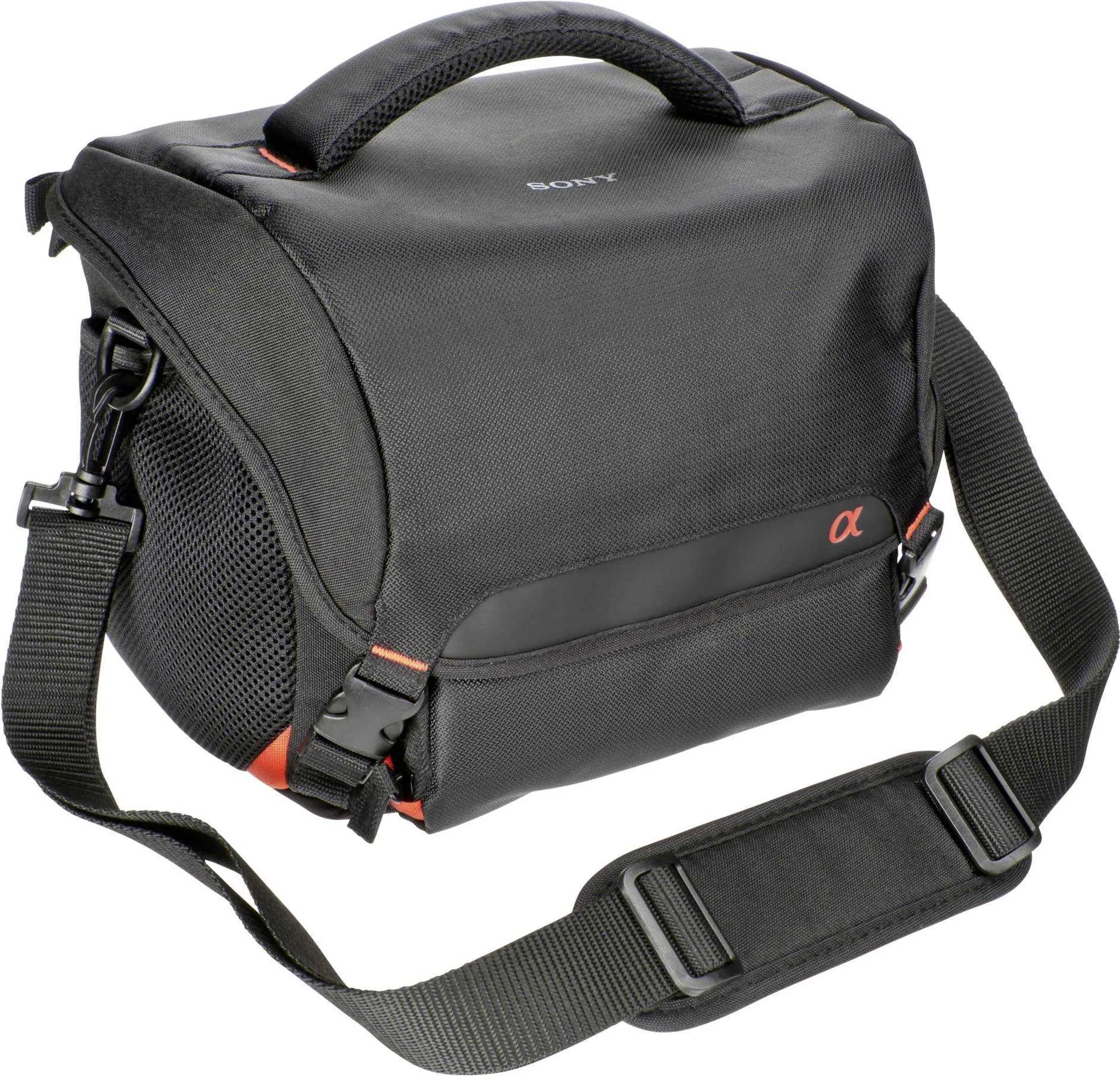 SONY - Custodia Morbida Per Fotocamera Cyber-shot LCS-CS2 In Nailon E Tessuto Grigio LCSCS2B