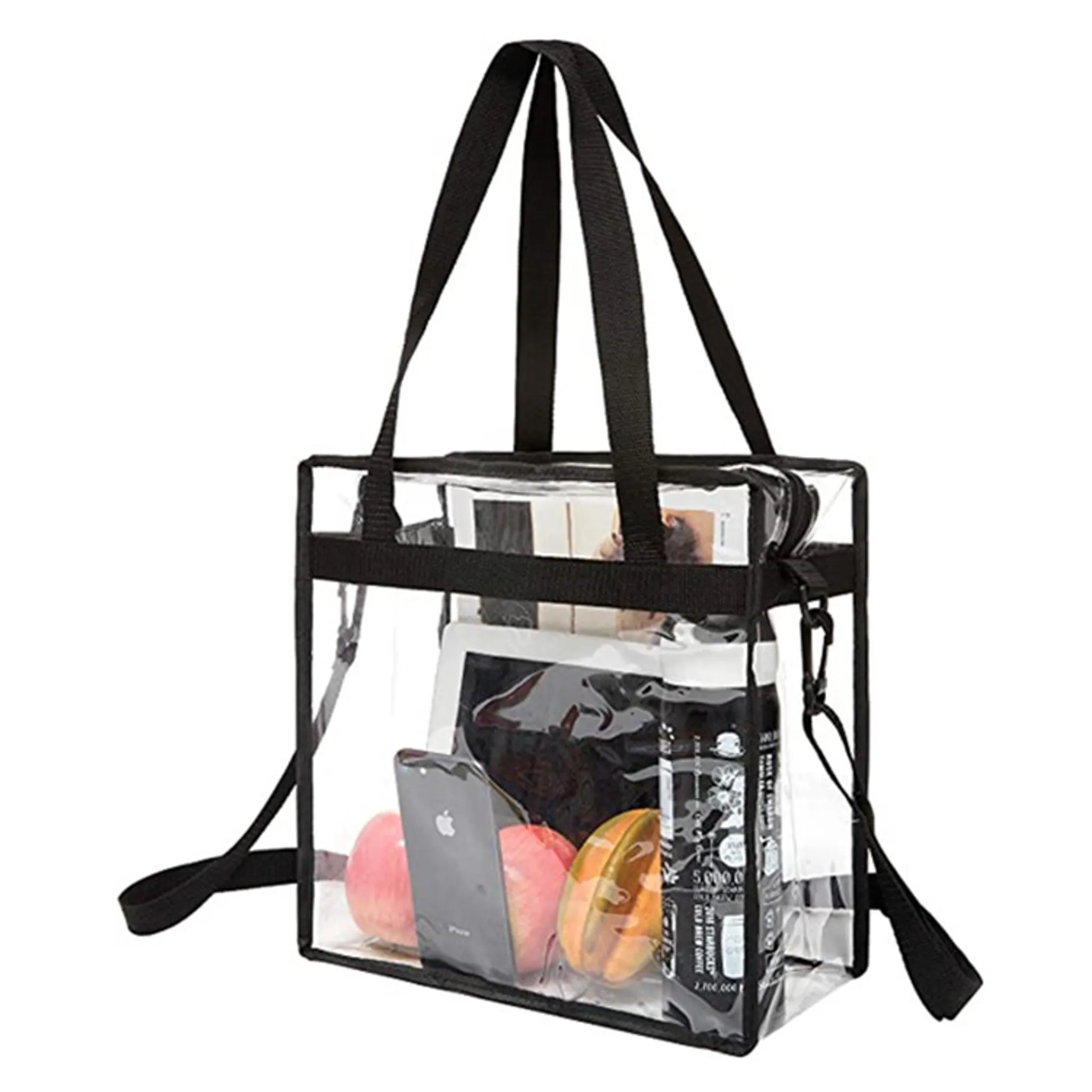 Transparente Taschen für Damen, modisch, PVC, Schultertasche für Urlaub