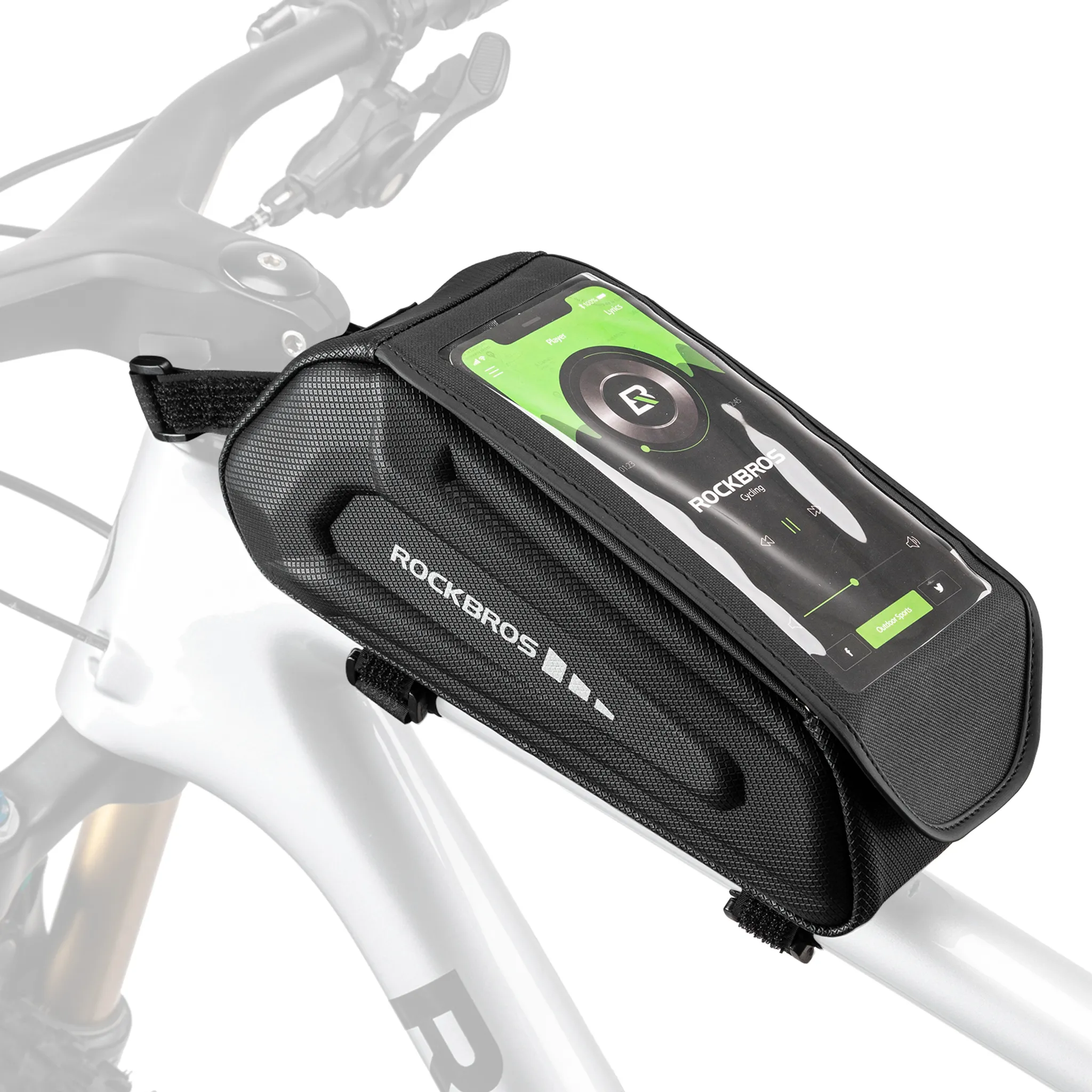 ROCKBROS – sac de vélo réfléchissant pour guidon, capacité