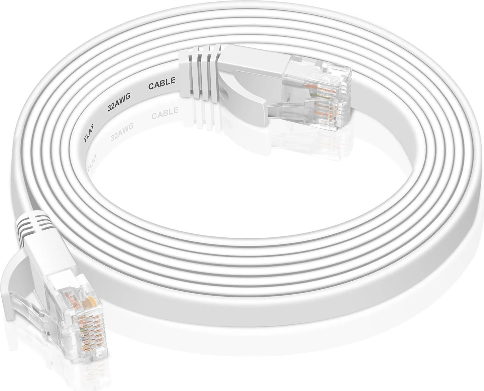LED-Verbindungskabel Set - 2 Meter Flachkabel Transparent, Mit Verbindern Für DIY-Beleuchtung