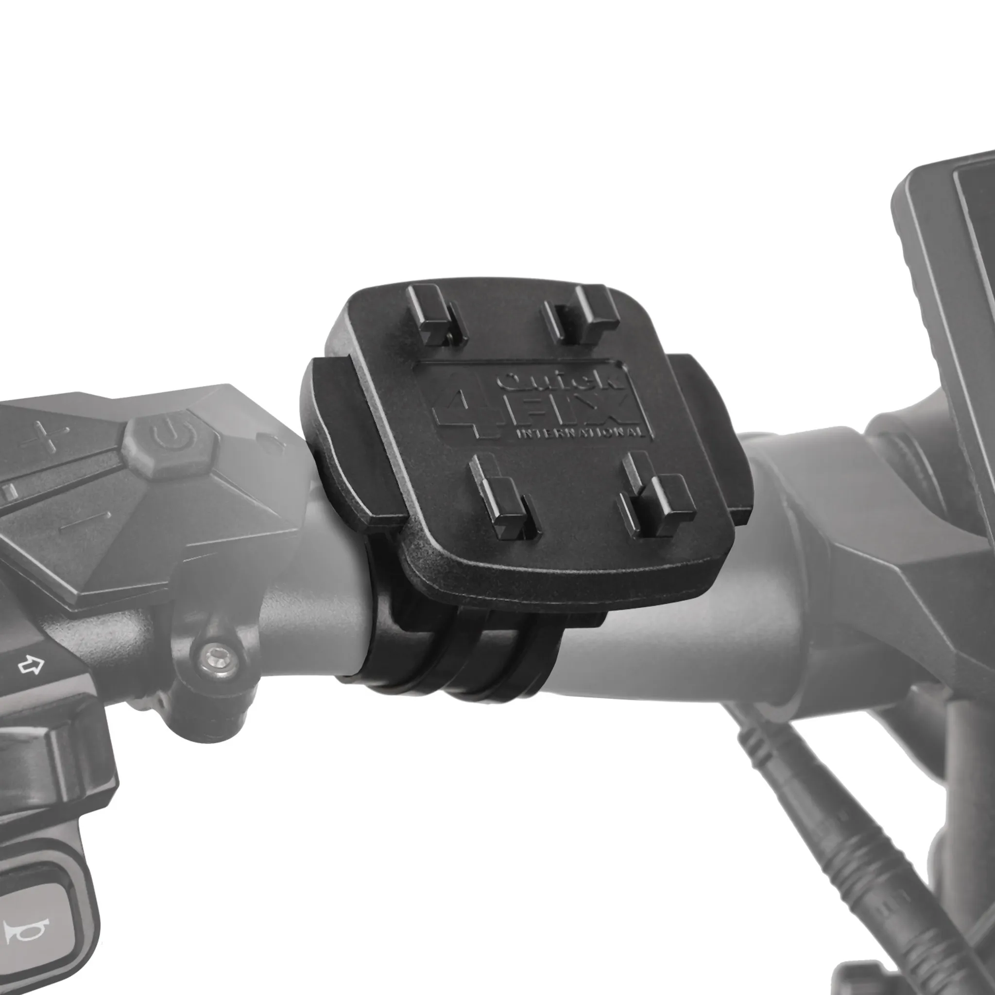 WICKED CHILI QuickMOUNT Fahrradhalterung / Motorradhalterung Set für Apple iPhone  11 (6,1 Zoll) Fahrrad / Motorrad Handy Halterung, schwarz