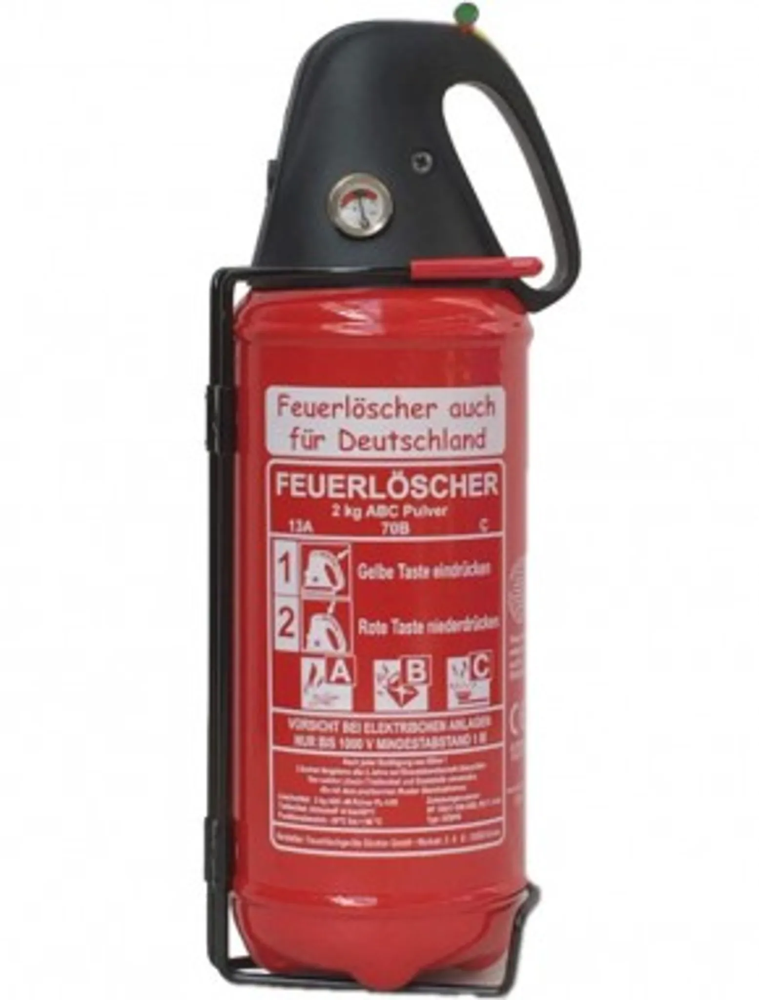 Pulver-Feuerlöscher DIN EN3-7, 1 kg