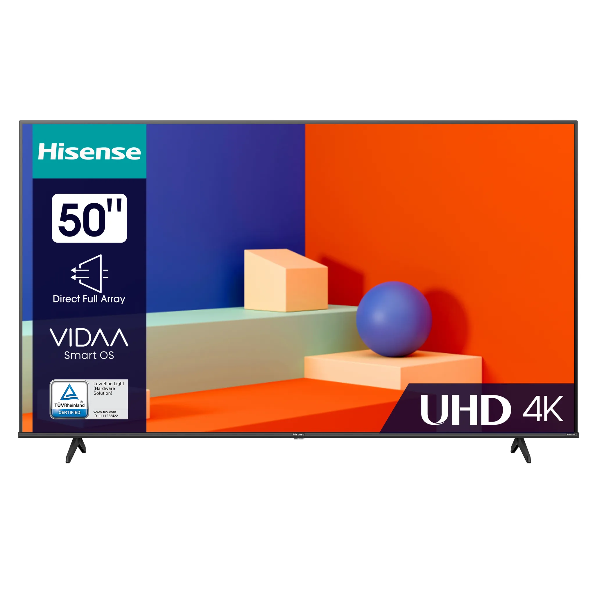 Hisense 50A6K Fernseher 127 cm (50\') 4K Ultra HD Smart-TV WLAN Schwarz