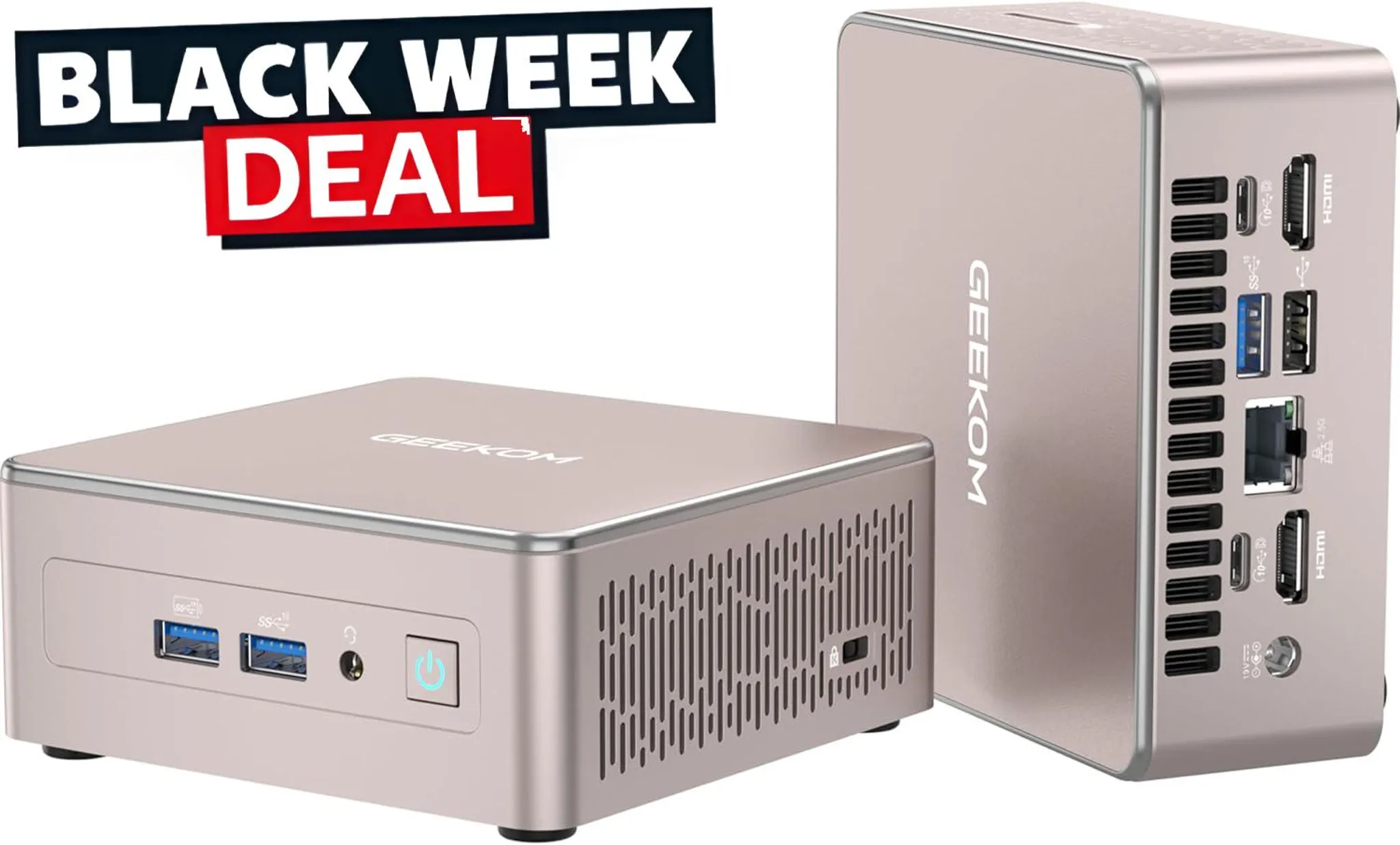 GEEKOM A5 2025 Edition Mini-PC, AMD Ryzen 7 5825U