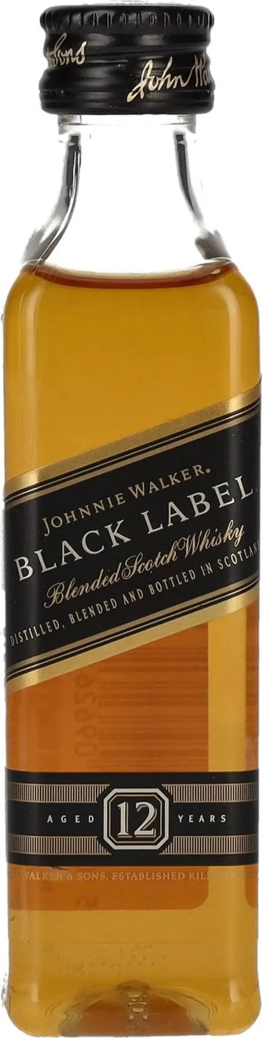Johnnie Walker BLACK LABEL 12 Years Old Blended Scotch