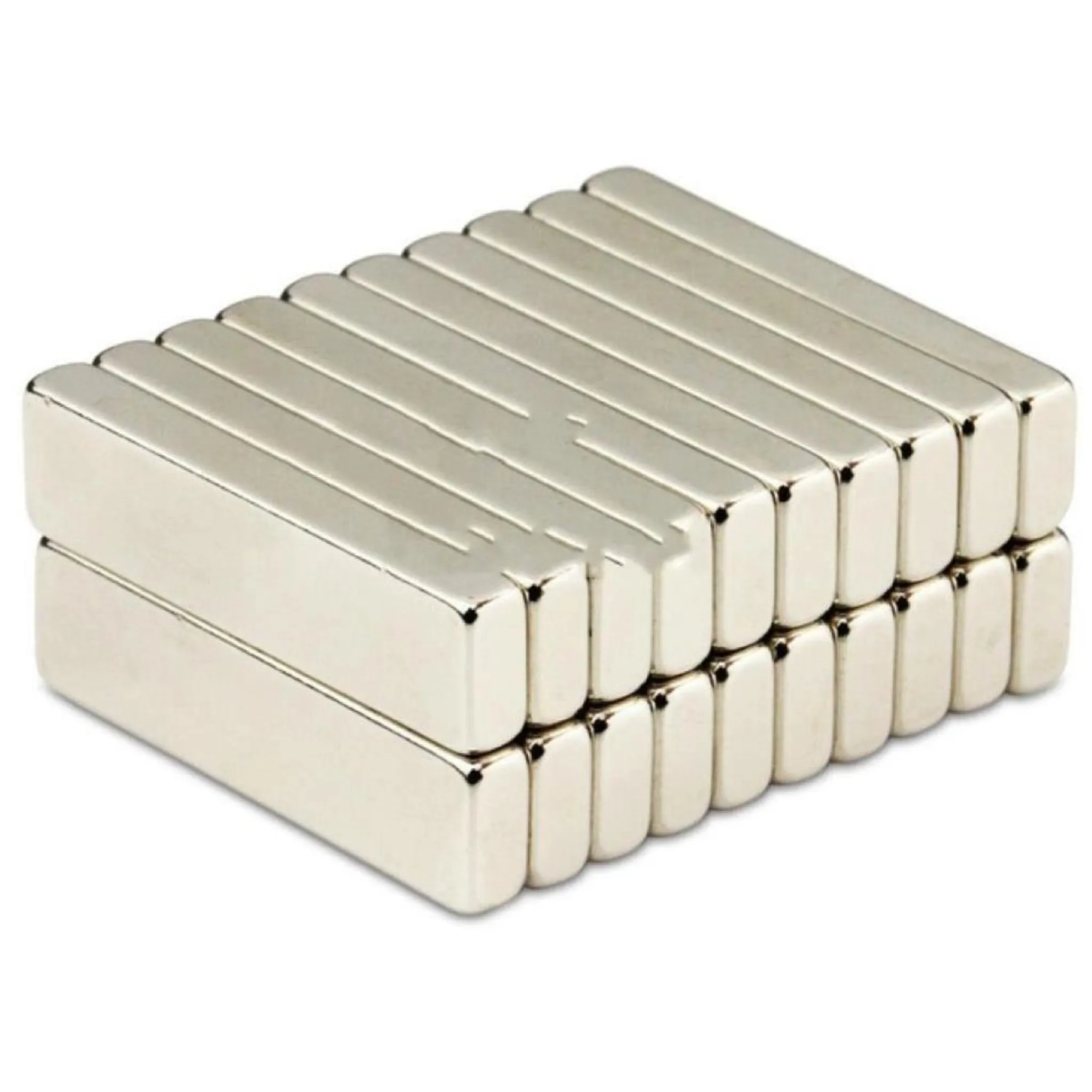 Neodym Magnet 40 x 10 x 5 mm Quader Case - 10