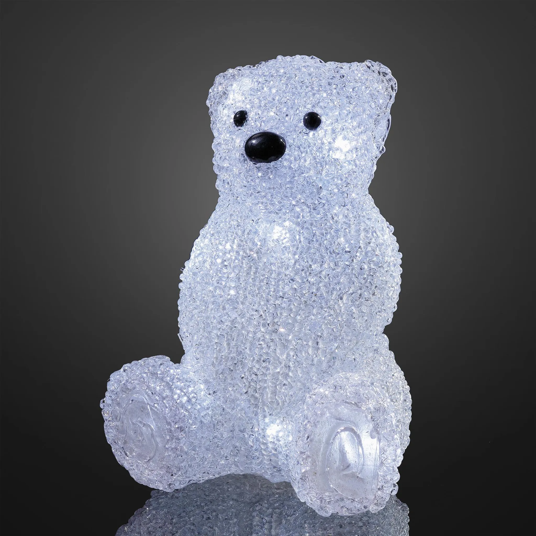 Hellum LED Rentier Figur – Bunt Beleuchtet, Mit Batterie Für Weihnachtsdeko