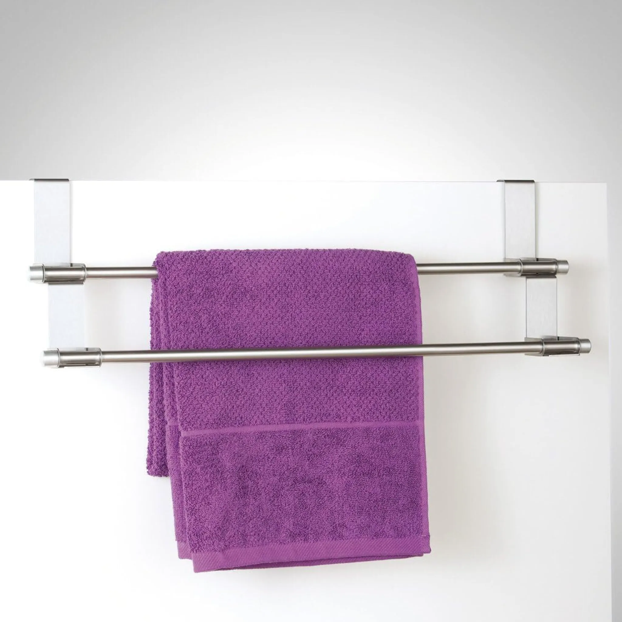 Barra portasciugamani in oro spazzolato, 76 cm, per