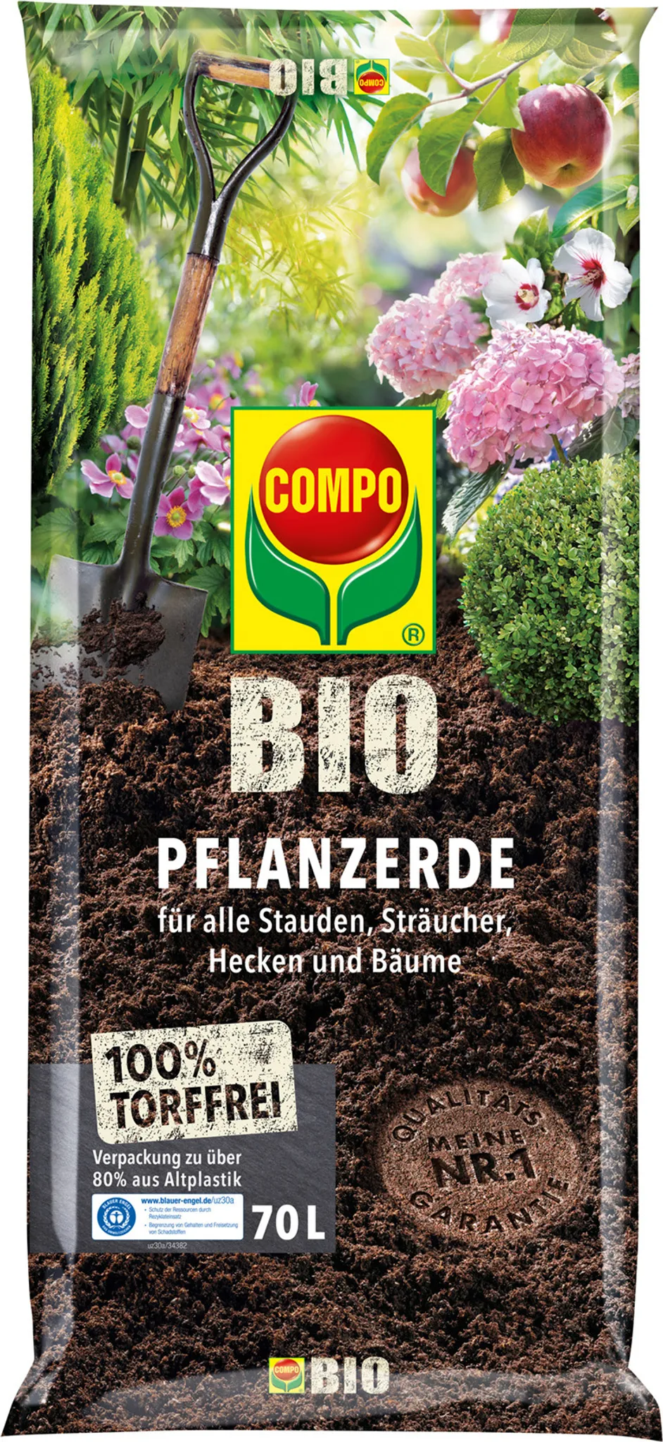 Pflanzerde torffrei (70 l) | Erden von COMPO Dnger