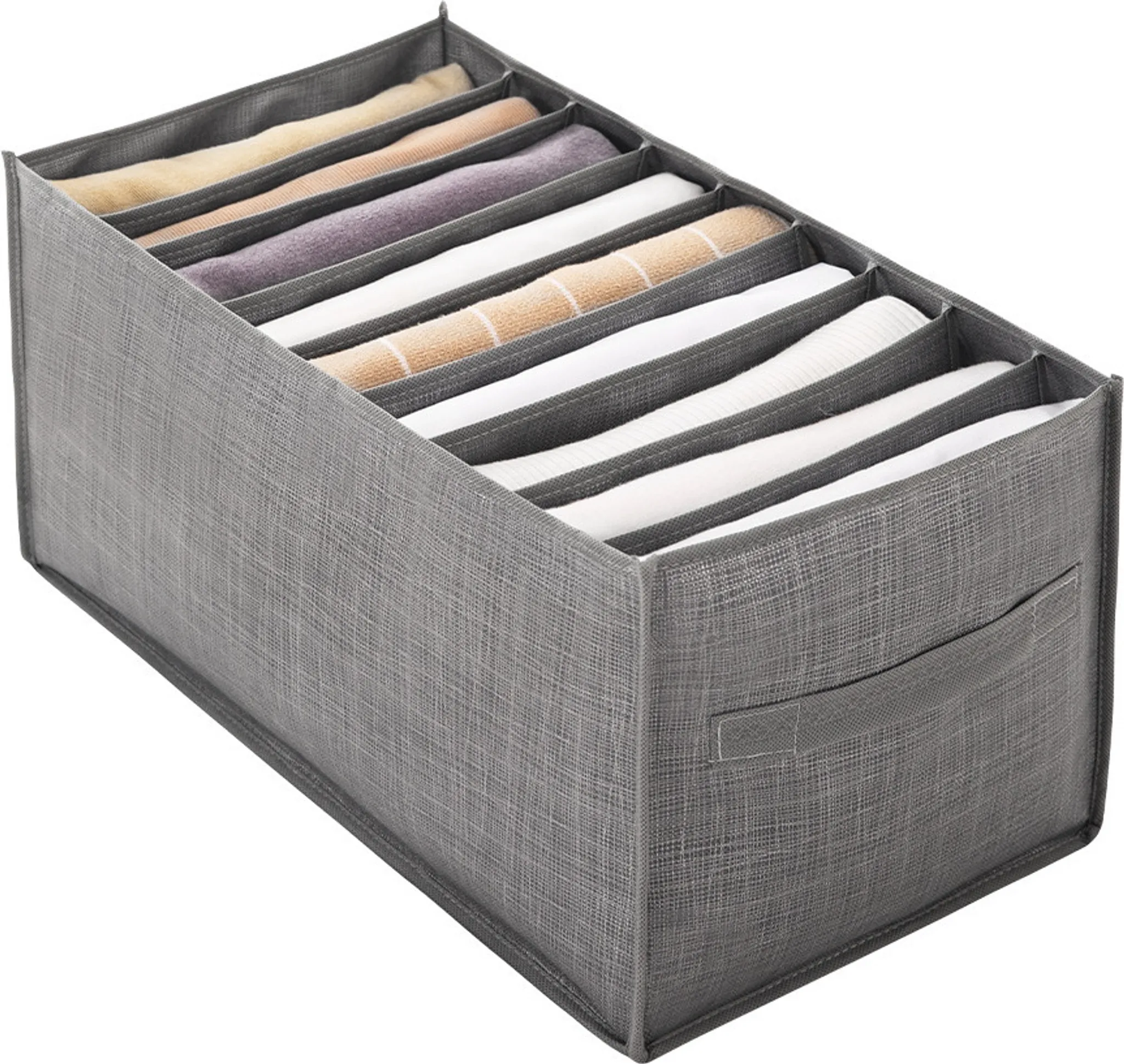 Temary Aufbewahrungswürfel Aus Stoff – 2er Set Mit Deckel, 33x33x33 Cm, Faltbar & Stylisch, Perfekt Für Schrank, Wohnzimmer & Mehr