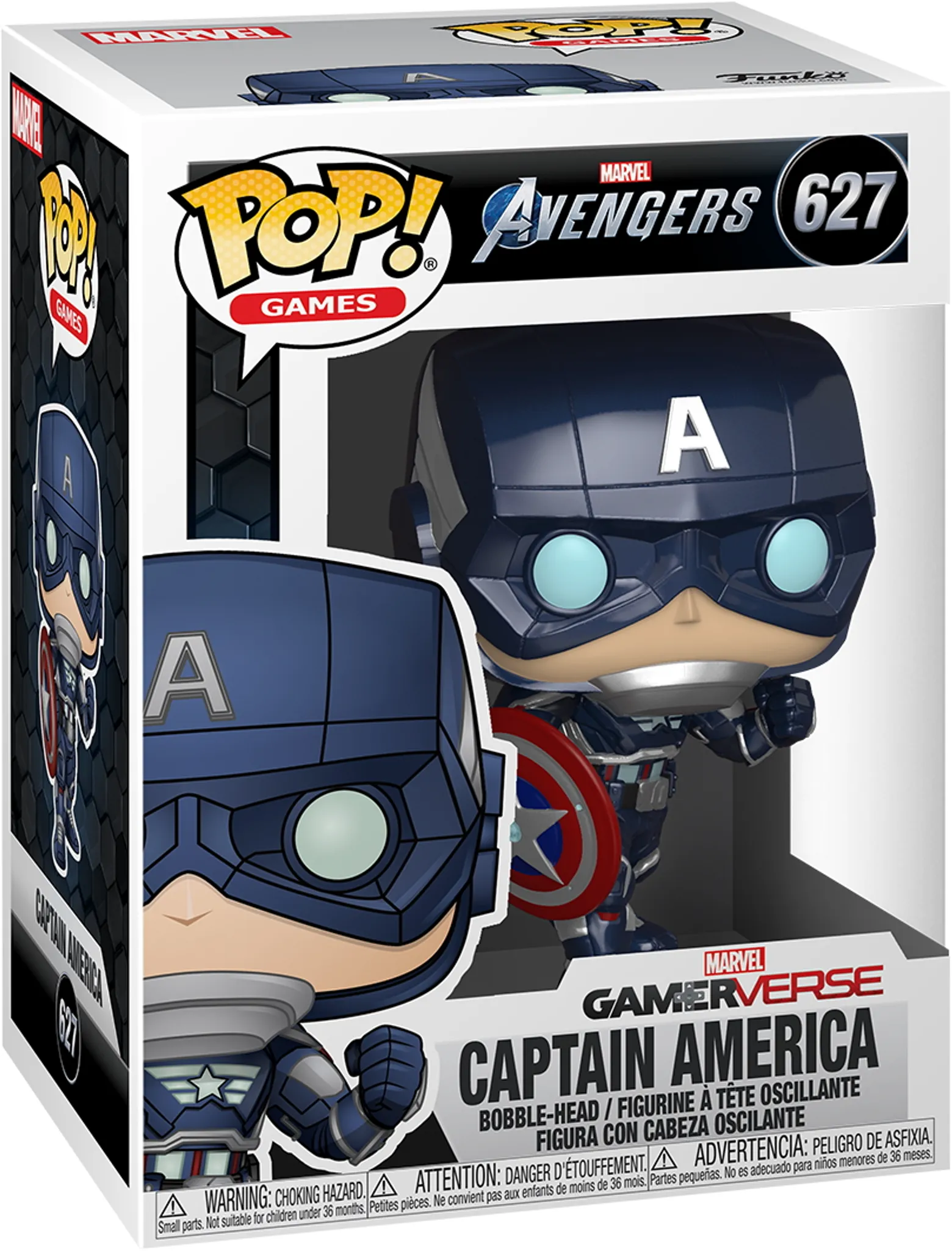 Funko Pop! Marvel Blacklight 4er-Set - Captain America, Iron Man, Thor, Doctor Strange - Sammelfiguren Ca. 9,5 Cm