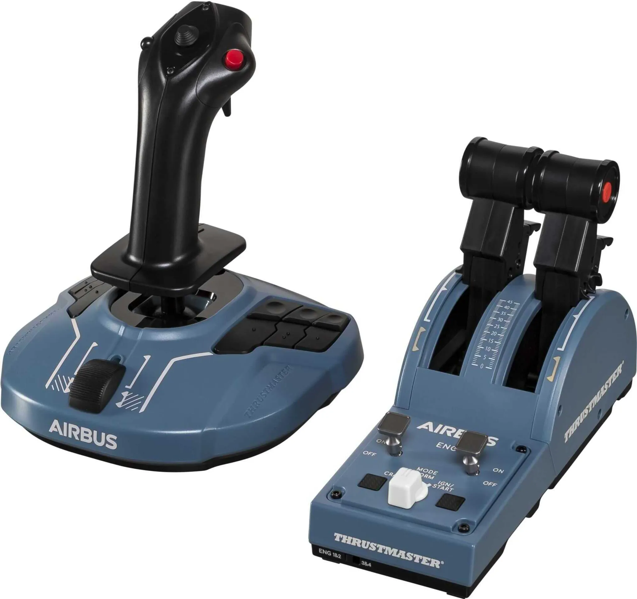 Thrustmaster TCA Airbus Edition 2点セット Thrustmaster TCA Captain Pack X Airbus Edition - Joysticki