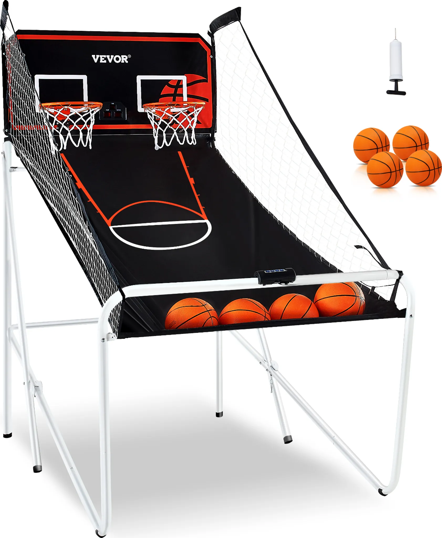 Panier de Basket-ball Enfants avec 4 Paniers à 4 Hauteurs-VEVOR-3 Ballons de Basket, Pompe à Air, Installation Facile - Sport Panier de Basket-ball Enfants avec 4 Paniers à 4 Hauteurs-VEVOR-3 Ballons de Basket, Pompe à Air, Installation Facile - Sport