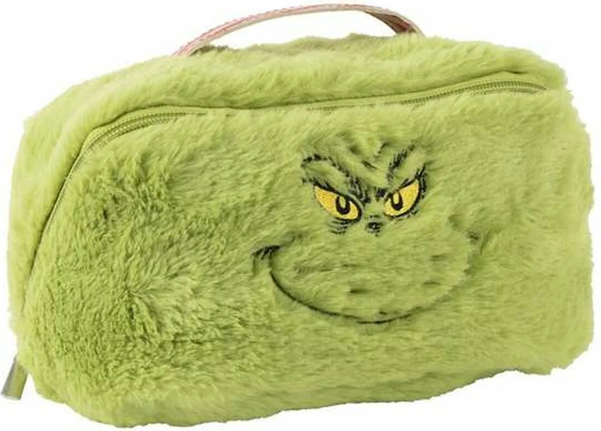 Trousse Double Hello Kitty Floral Kitty Verte - 23x9x7 Cm, Polyester, Deux Compartiments