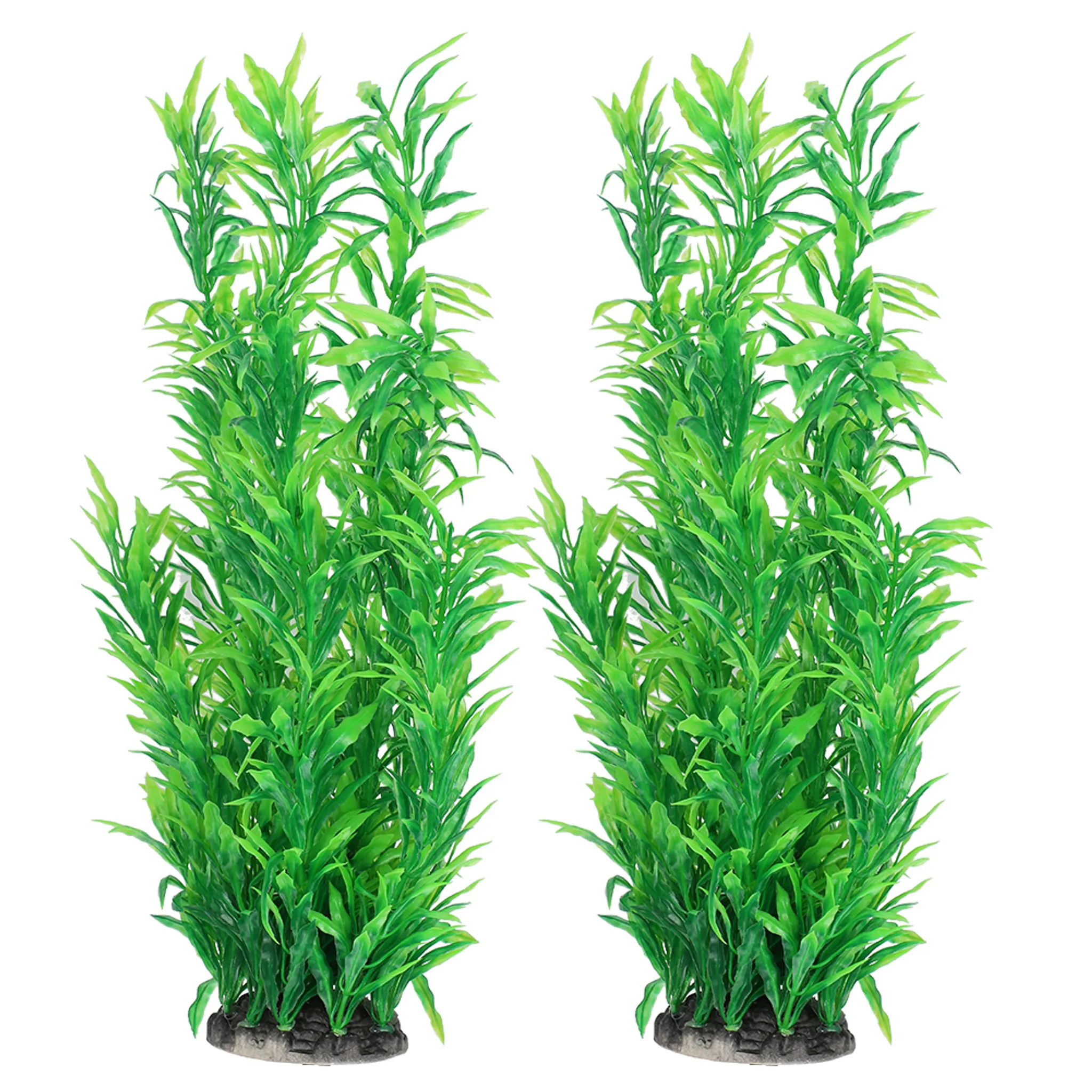 FRCOLOR Kunstmatig Drijvend Kroos – 4 Sets Met 18 Stuks, In 3 Maten, Lichtgroen, Voor Aquarium, Vijver Of Glazen Bak