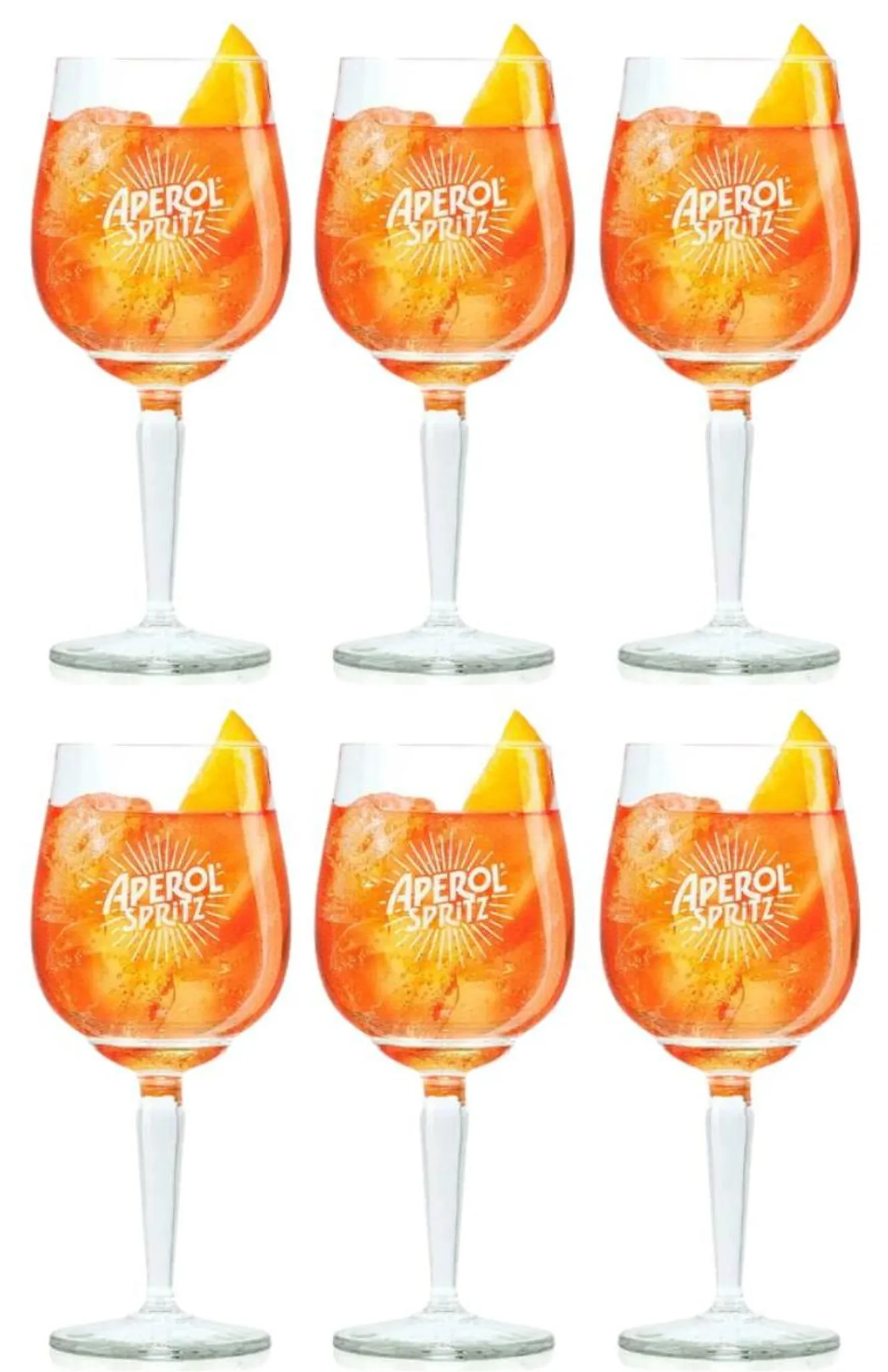Aperol Spritz Gläser - 450 ml - Offizielles Glas