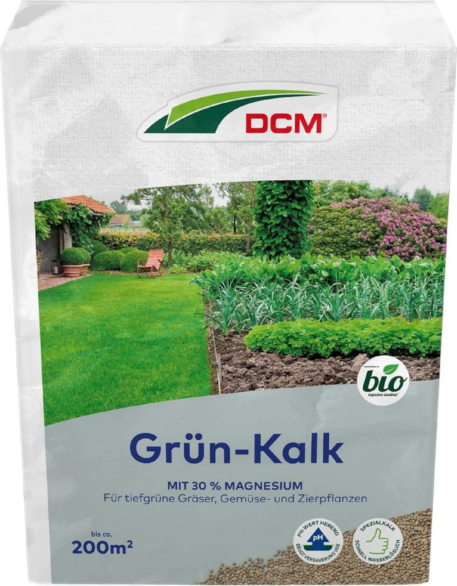 CUXIN DCM Grn-Kalk 10 kg | Rasen-Spezialkalk Dnger