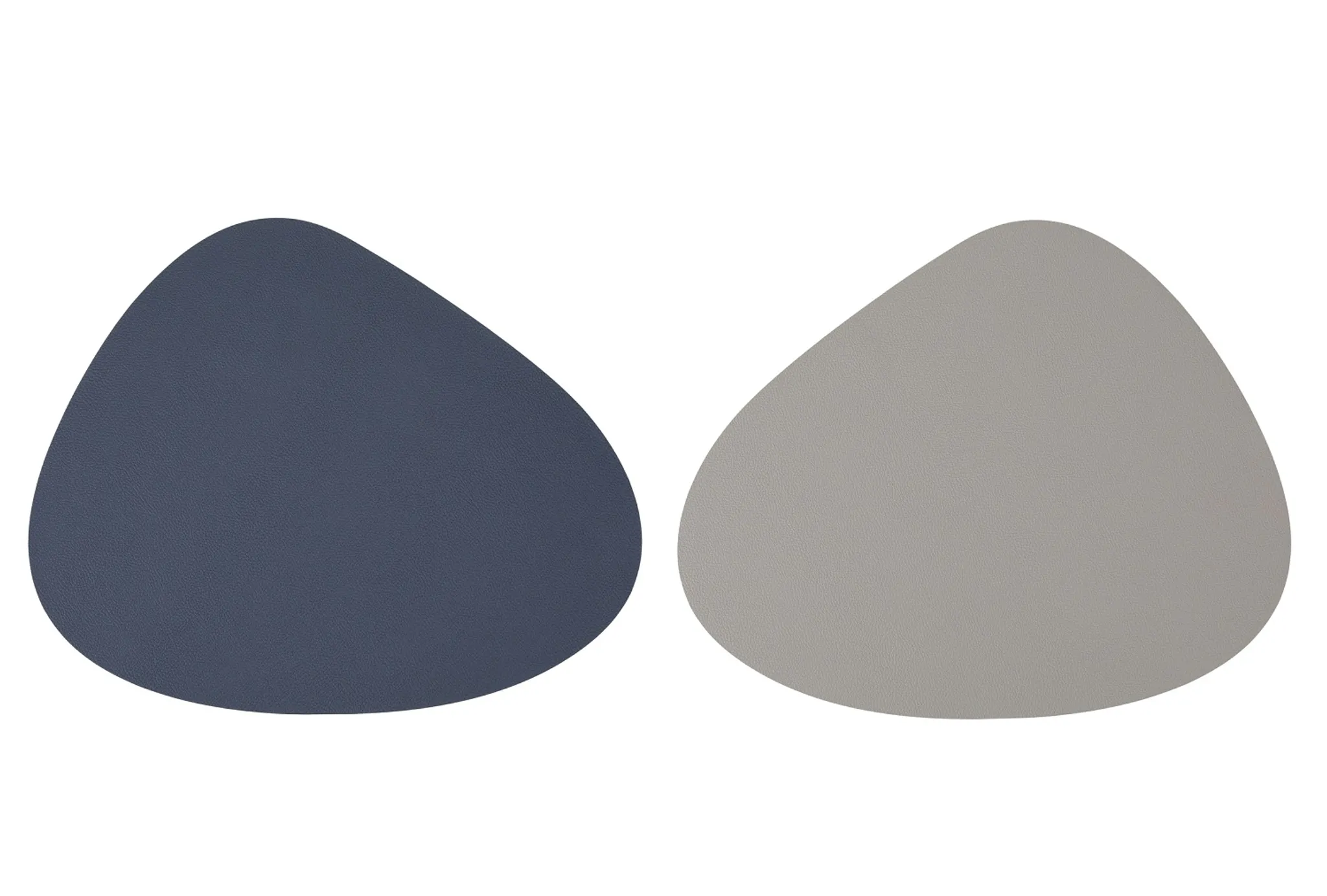4 Stück Platzsets 2-farbig Grau Blau Stone